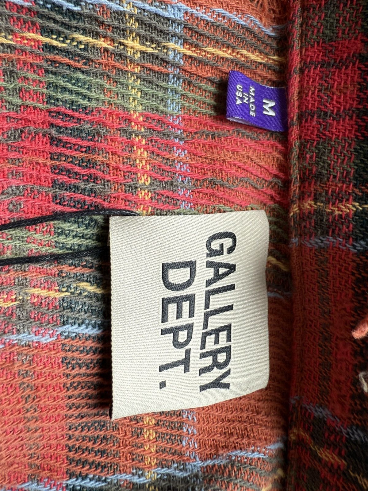 Gallery Dept. Gallery Dept Marley Flannel (Distressed) — Rare Colorway Size US M / EU 48-50 / 2 - 4 Thumbnail
