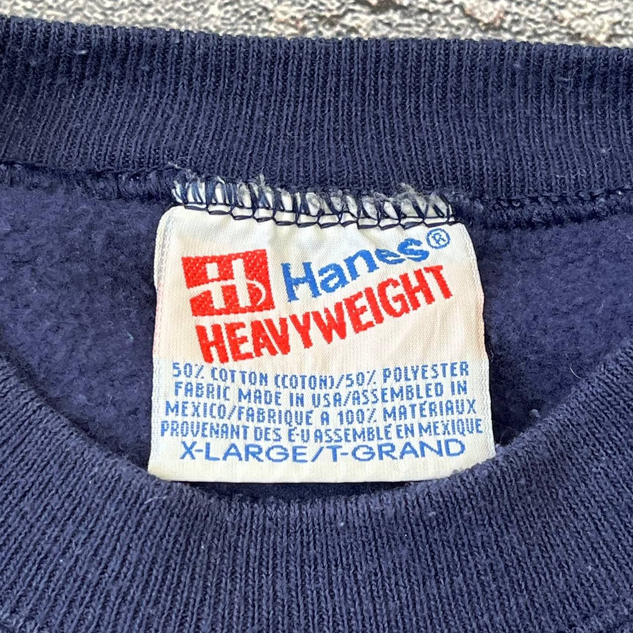 Japanese Brand Vintage Hanes HeavyWeight Sweatshirt Pro Jet HyperActive Size US XL / EU 56 / 4 - 5 Thumbnail