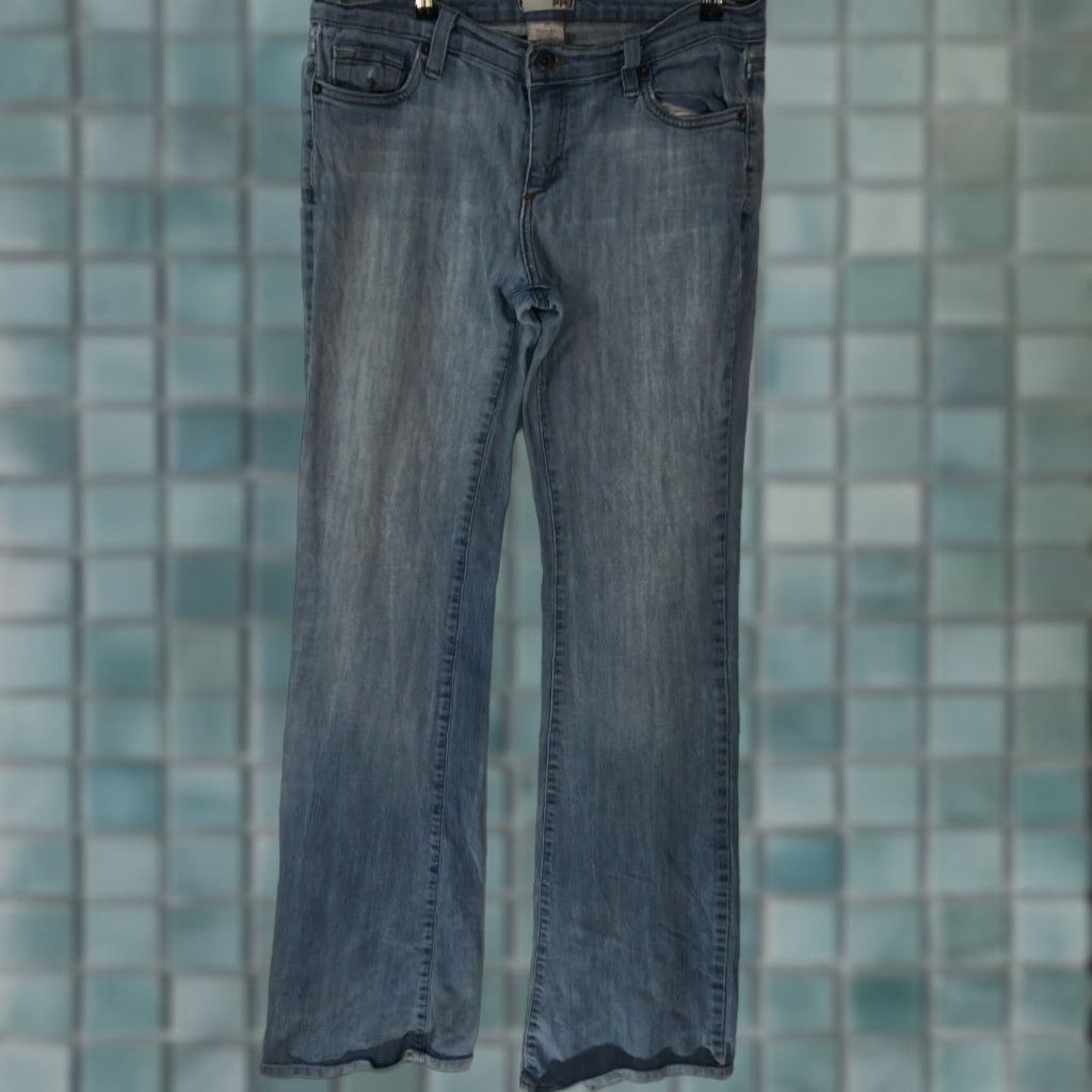 Vintage Piper Womens Straight Jeans Size 11 Blue Denim Regular Fit 5-Pocket Casual Size 32" / US 10 / IT 46 - 1 Thumbnail