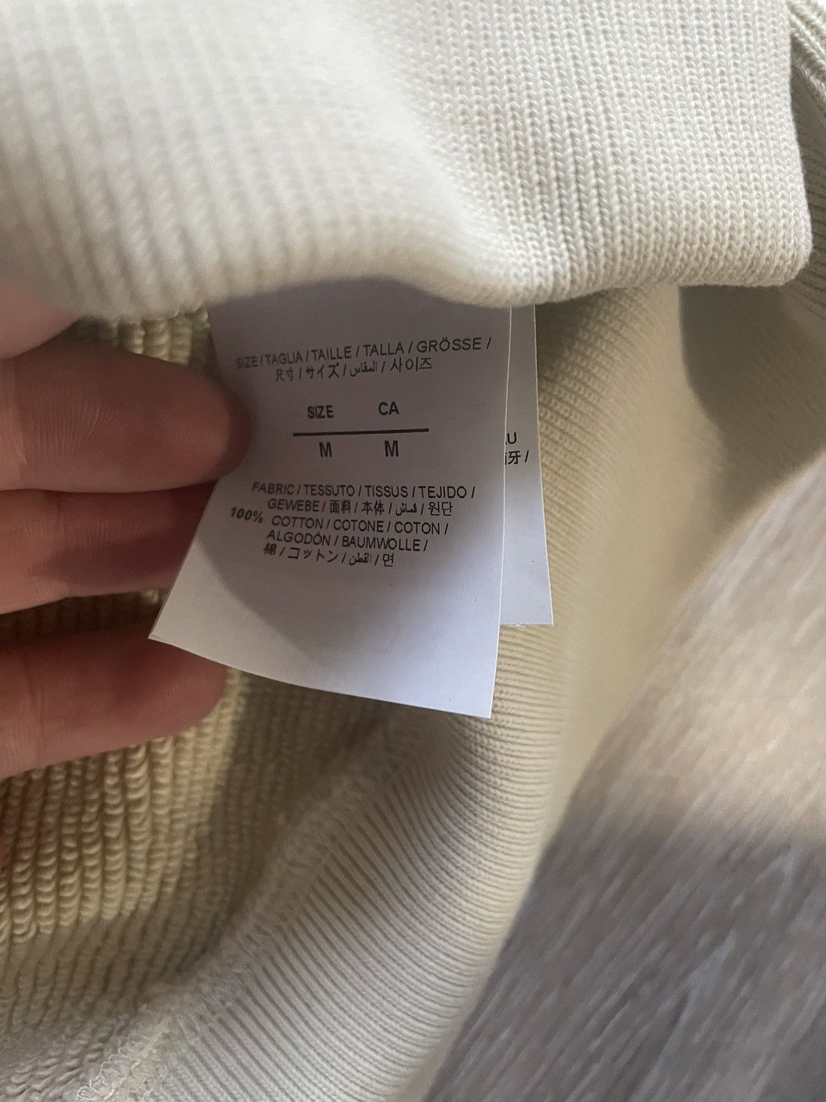 Off-White Off White beige cream hoodie size M Size US M / EU 48-50 / 2 - 3 Thumbnail