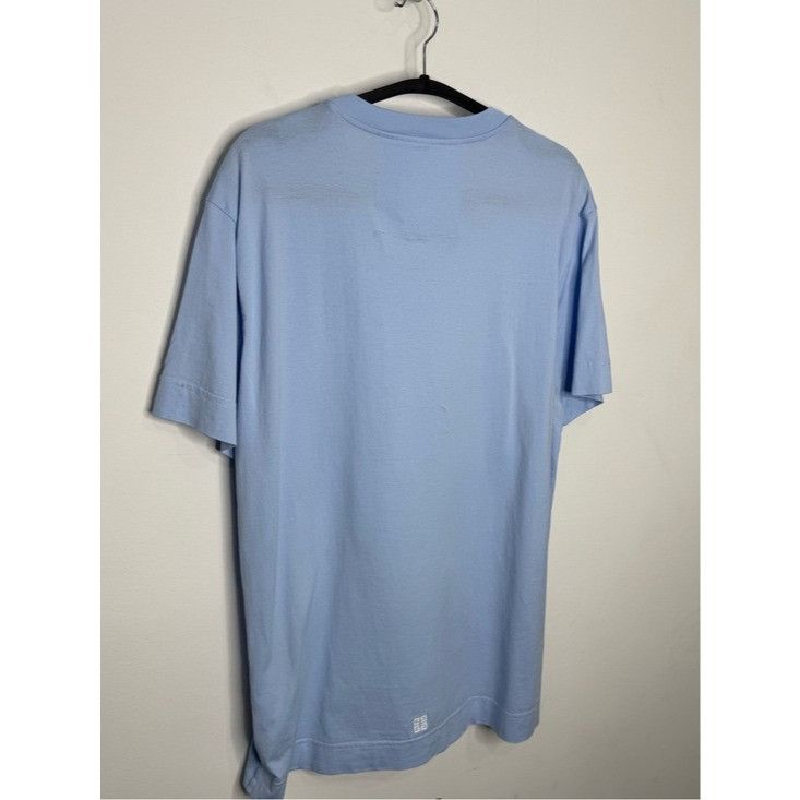 Givenchy Givenchy 1952 Cotton Slim-Fit T-Shirt Baby Blue Men’s Large Size US L / EU 52-54 / 3 - 3 Thumbnail