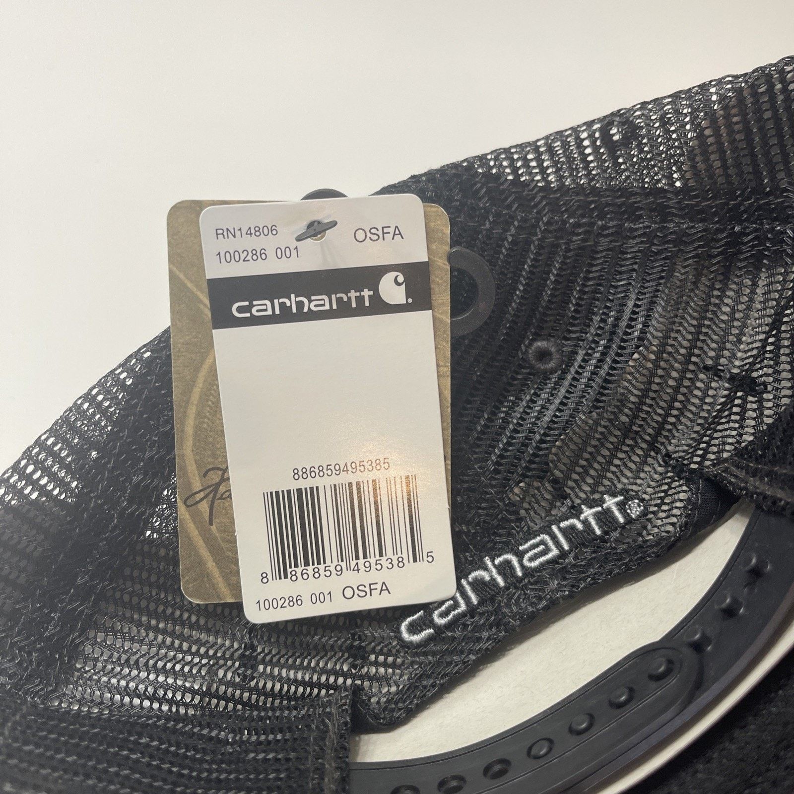 Carhartt Carhartt men's Trucker Cap Hat Snapback Gray New With Tags Size ONE SIZE - 4 Thumbnail