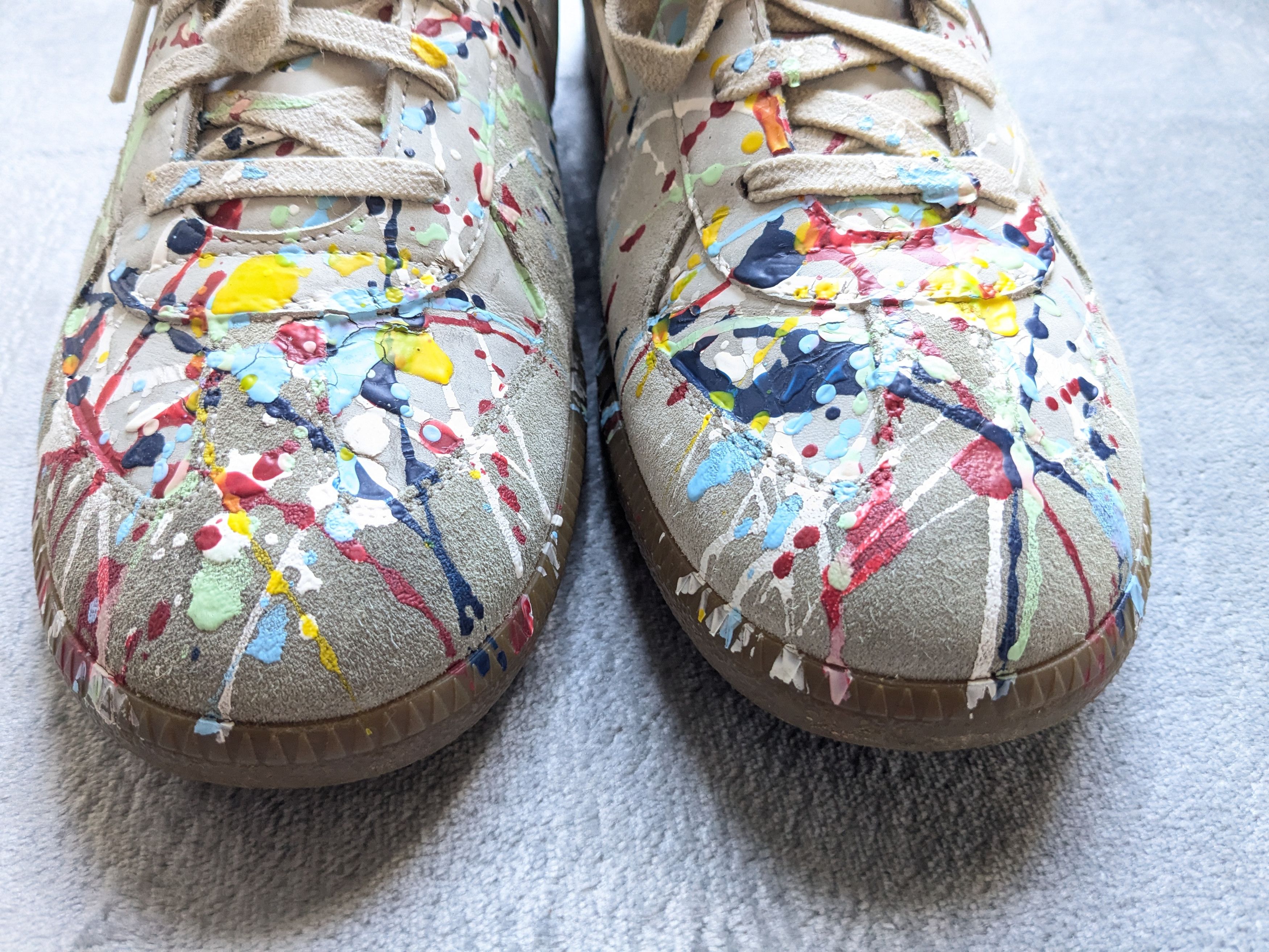 Maison Margiela Maison Margiela Replica GAT Paint Splatter 10 43 Gum Low Size US 10 / EU 43 - 5 Thumbnail
