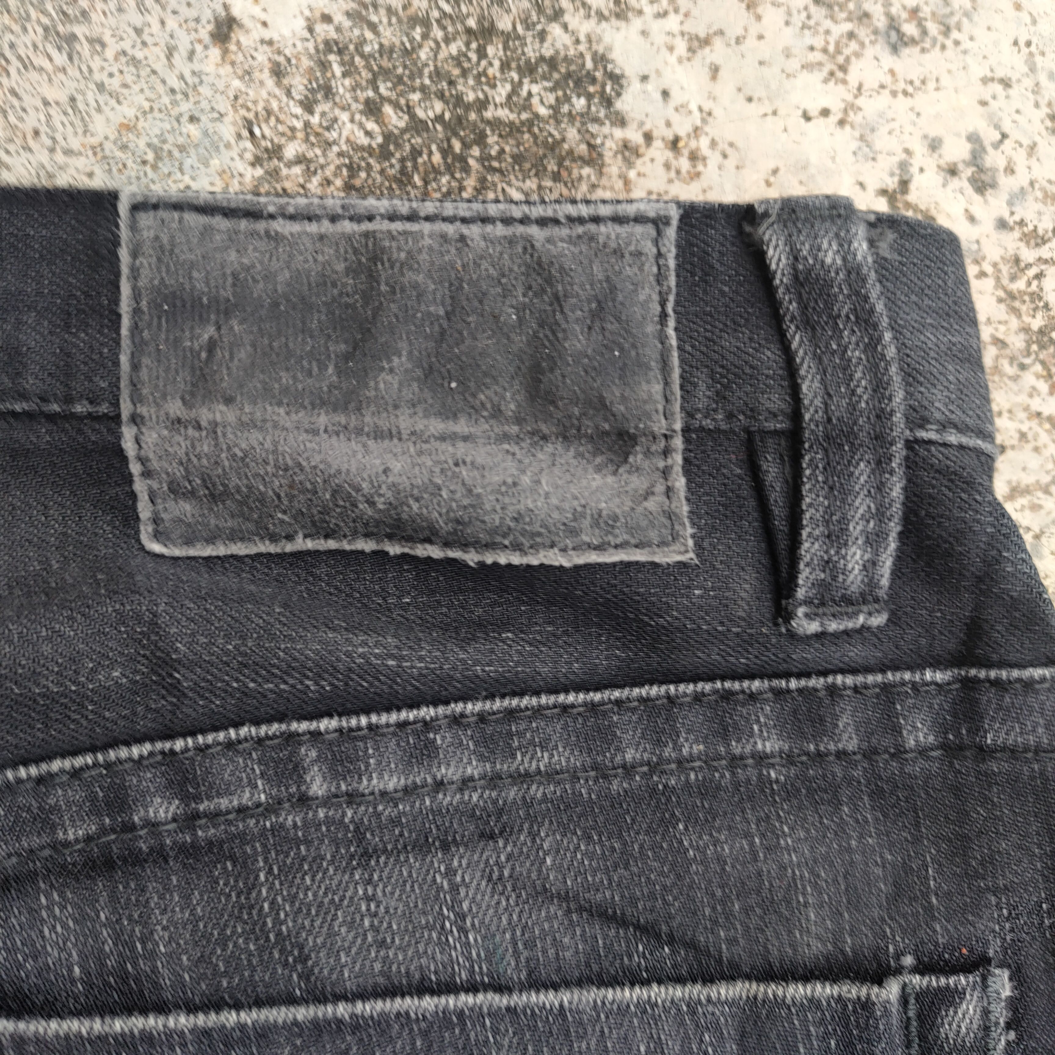Japanese Brand vintage ALLEGERI faded black denim jeans pants Size US 32 / EU 48 - 12 Thumbnail