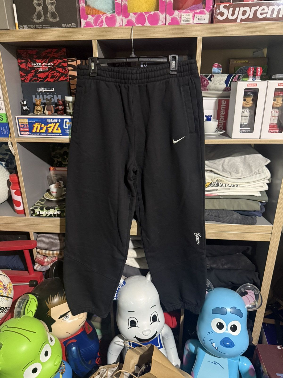 Nike × Supreme Supreme Nike Black Sweatpants SS25 Size US 31 - 1 Thumbnail