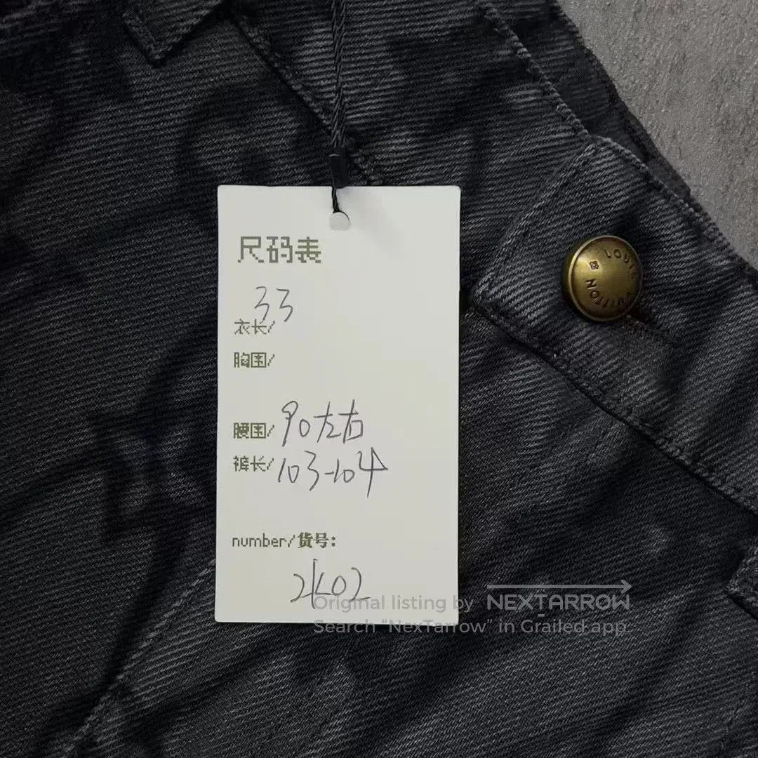 Louis Vuitton new louis vuitton logo denim pants. Size US 33 - 5 Thumbnail