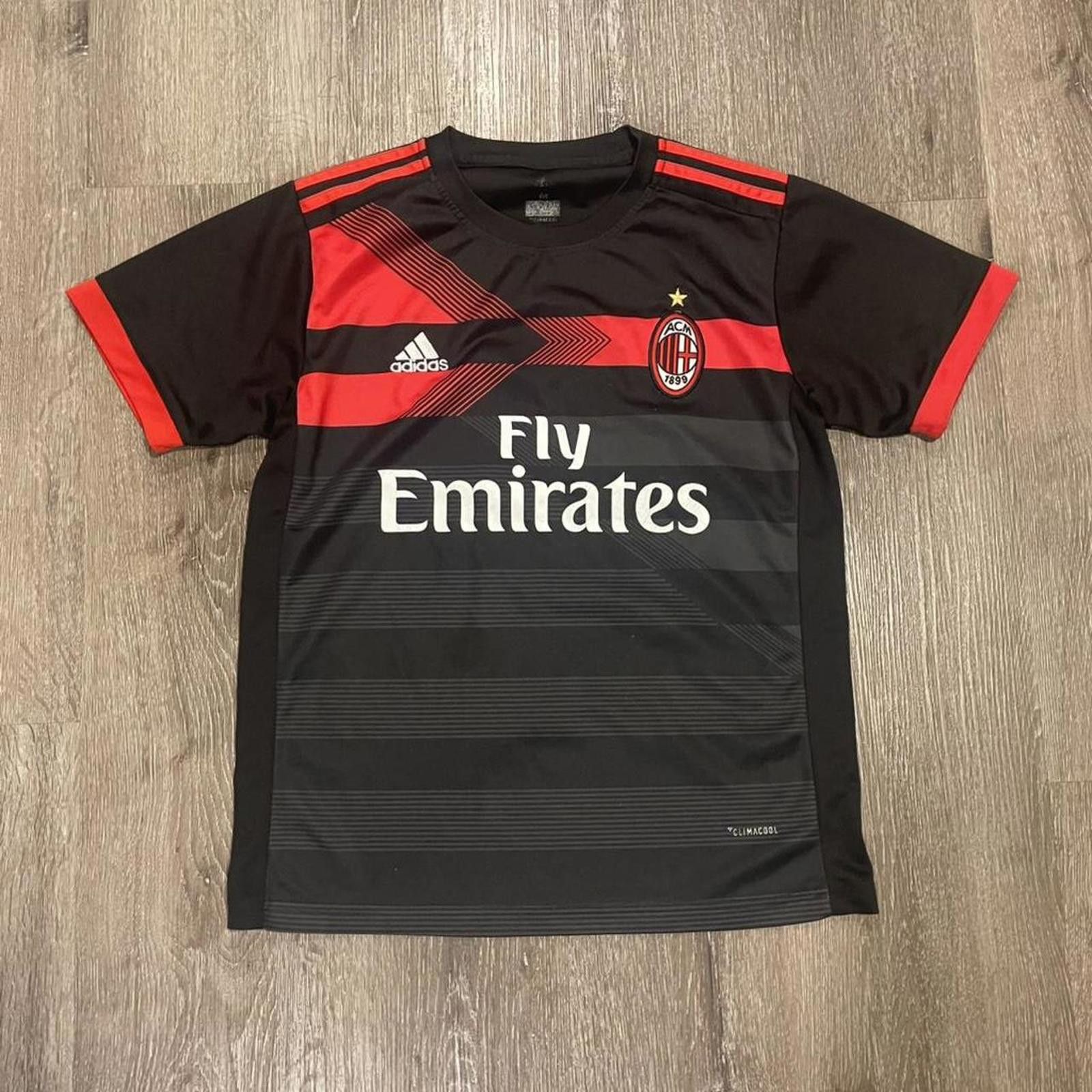 Adidas 2017-2018 AC Milan Football Jersey Size US M / EU 48-50 / 2 - 1 Thumbnail