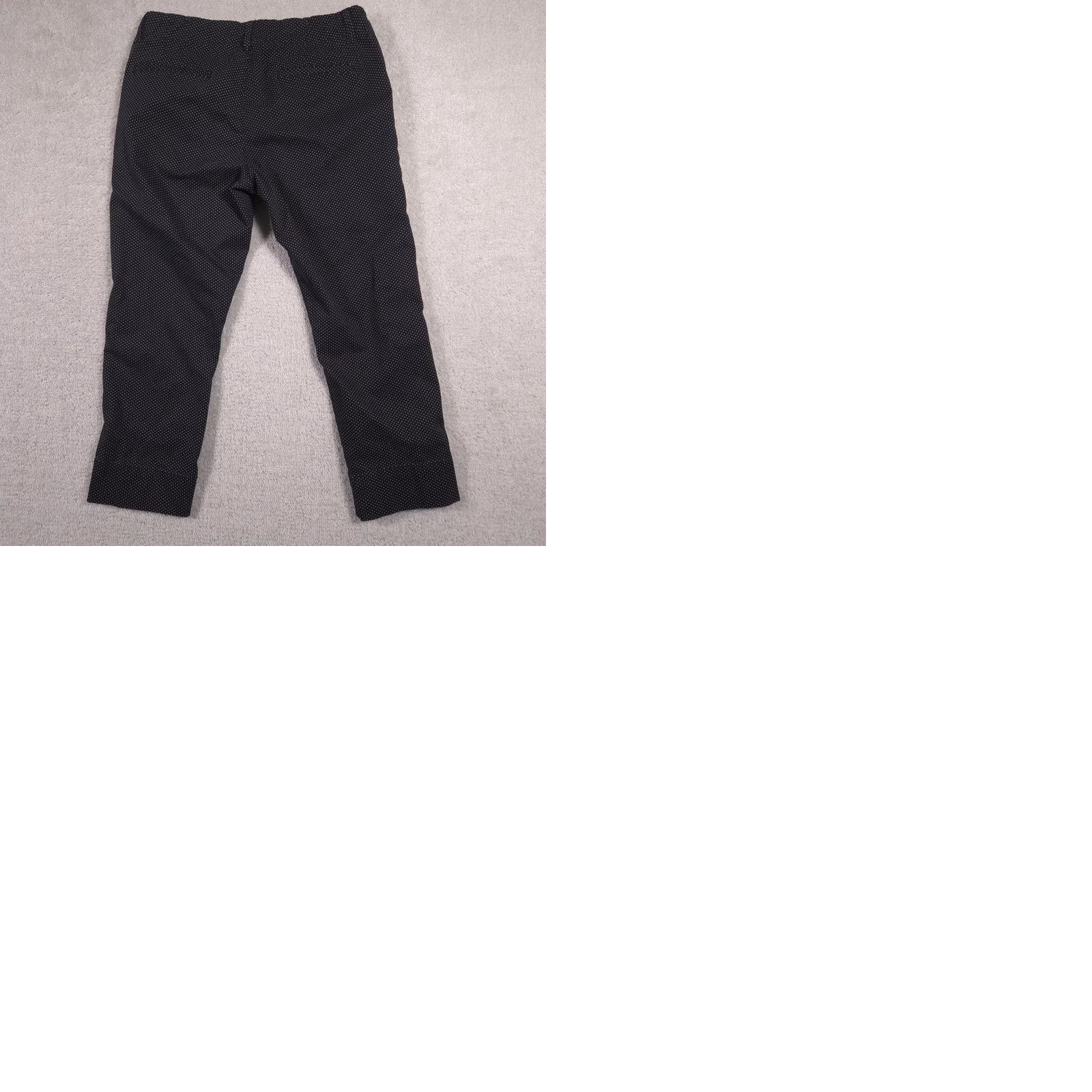 Lee Lee Pants Womens 10 Black White Polka Dot Midrise Stretch Ankle Cropped Pants Mens? Womens, 10, Black, Polka Dot, Lee, Zipper, Pockets Size 32" / US 10 / IT 46 - 9 Thumbnail