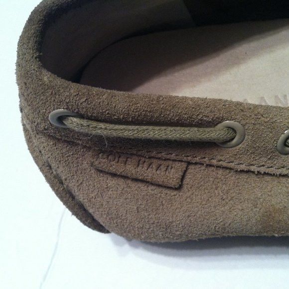 Cole Haan COLE HAAN MEN'S TAN LEATHER SUEDE LOAFERS SIZE: 10M Size US 10 / EU 43 - 4 Thumbnail