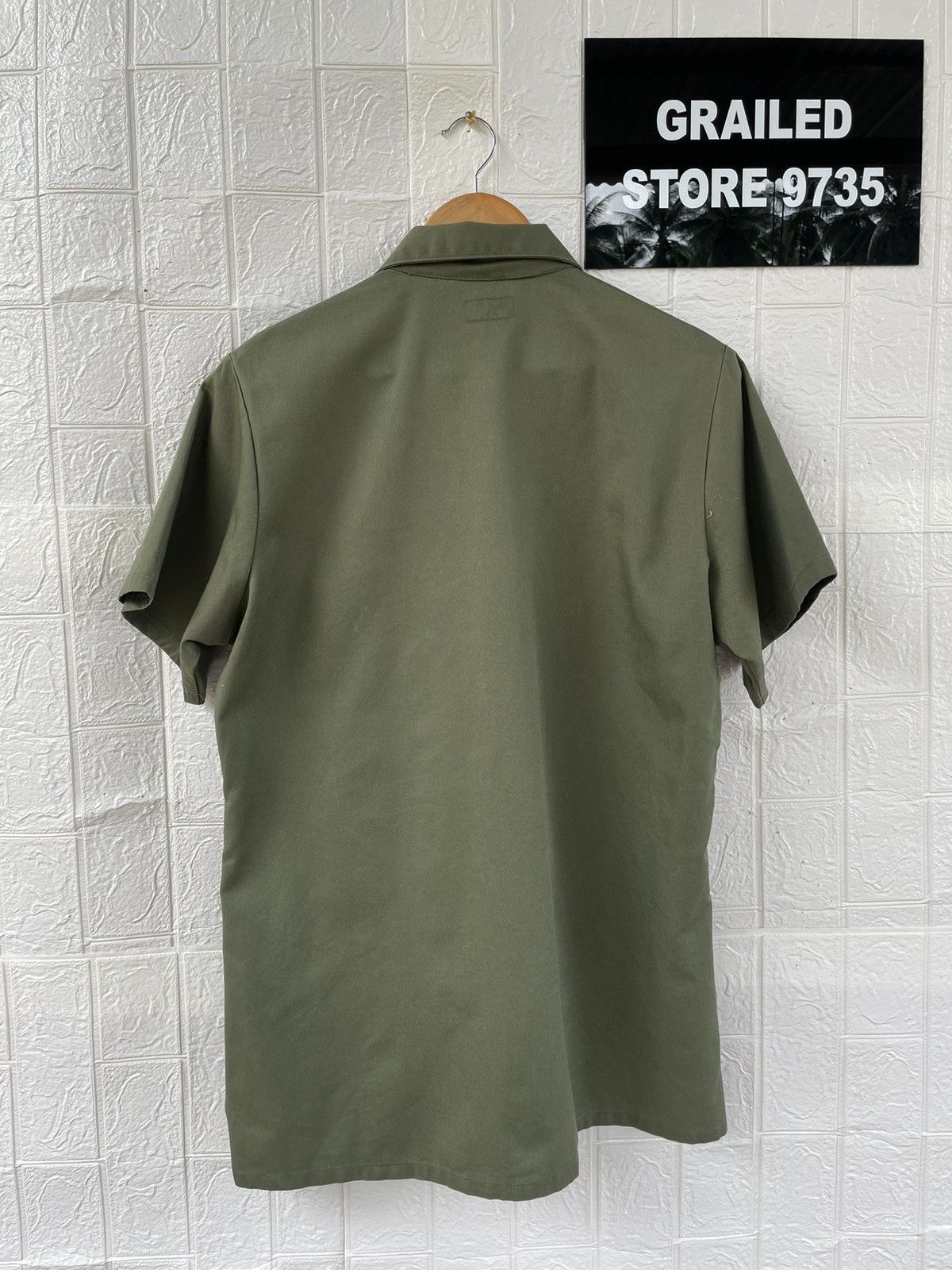 Japanese Brand Vintage U.S.Navy Short Bottom Shirt Size US L / EU 52-54 / 3 - 2 Thumbnail