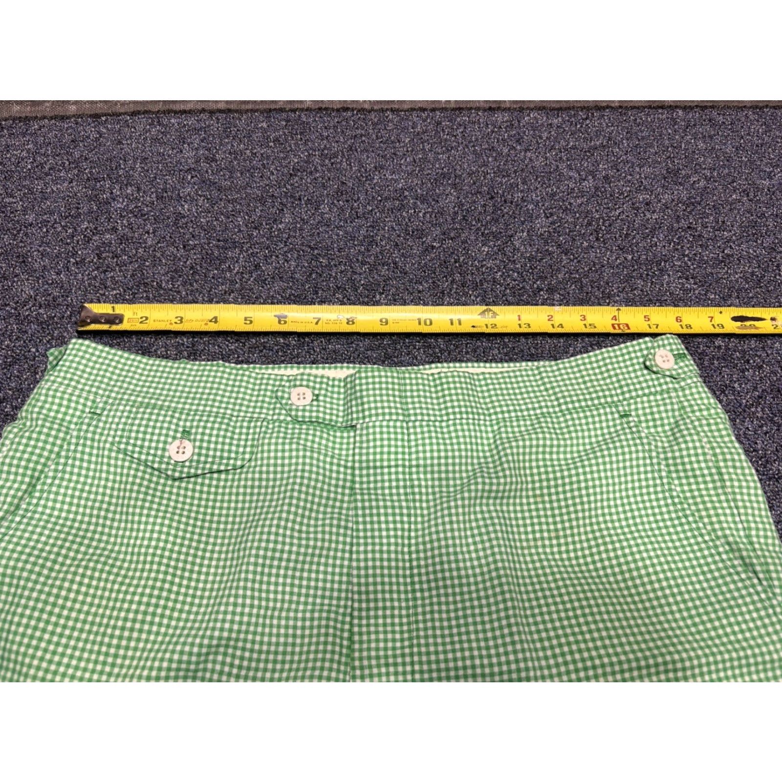 Izod VINTAGE Izod Lacoste Tennis Preppy Shorts Size 34 34 in Waist Green Knit Cotton Flat Front Logo Pockets Boating Sailing 80s Mens Shorts Size US 34 / EU 50 - 4 Thumbnail