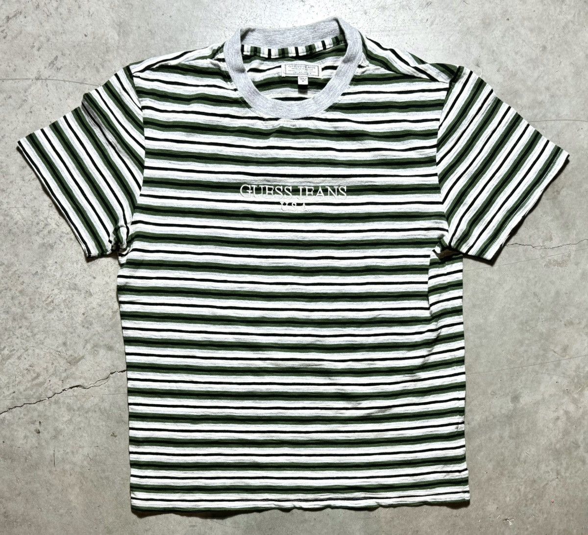 Guess × Vintage Guess Jeans USA ‘81 Alameda Striped Shirt sz M Size US M / EU 48-50 / 2 - 1 Thumbnail
