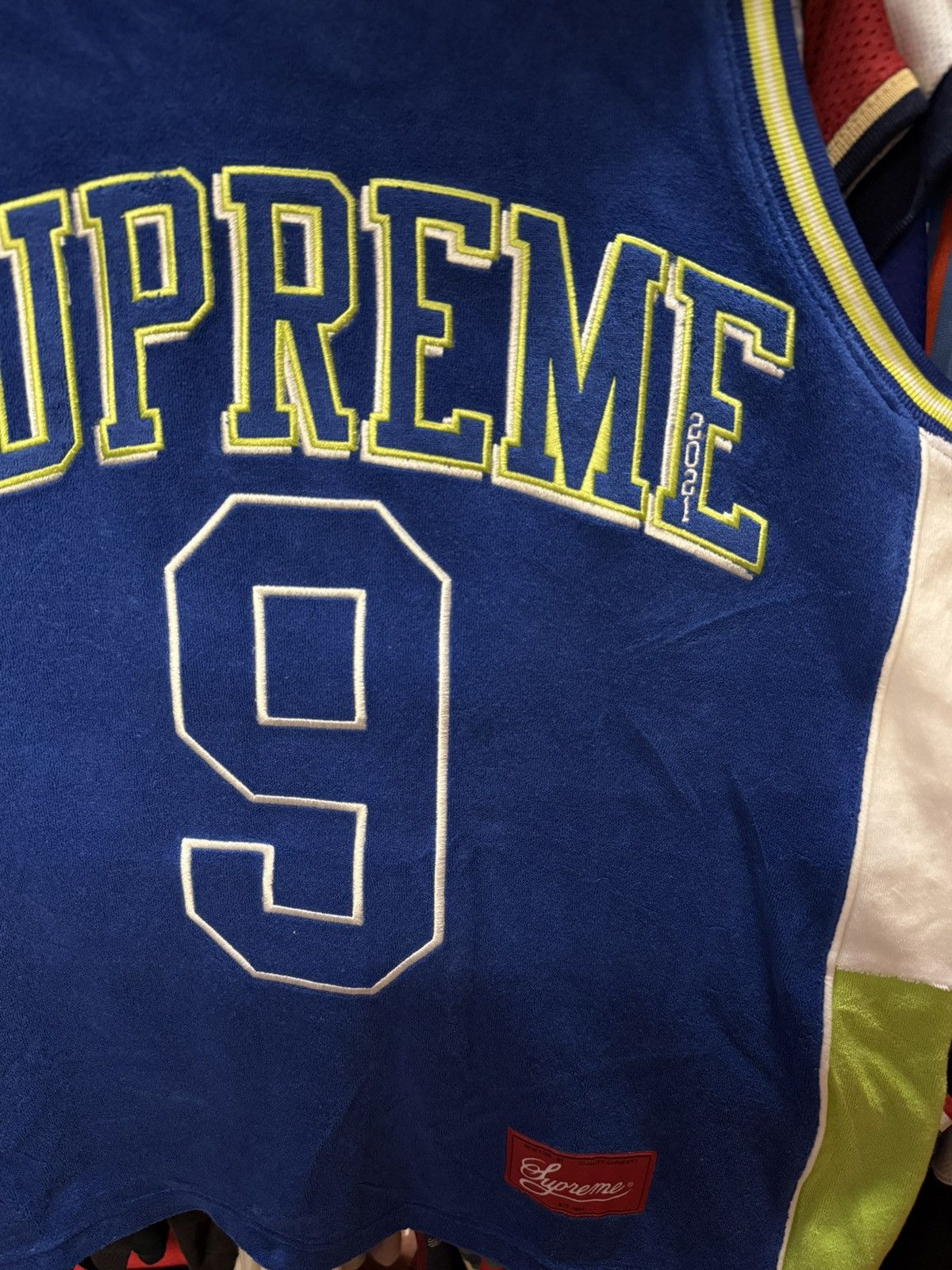 Supreme Supreme Terry Basketball Jersey SS21 Blue Size US M / EU 48-50 / 2 - 2 Thumbnail