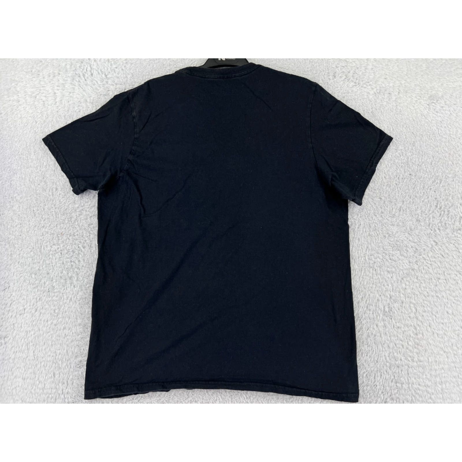 Adidas Adidas Shirt Men Large Black Logo Short Sleeve Crew Neck Cotton Jersey Golf Size US L / EU 52-54 / 3 - 2 Thumbnail