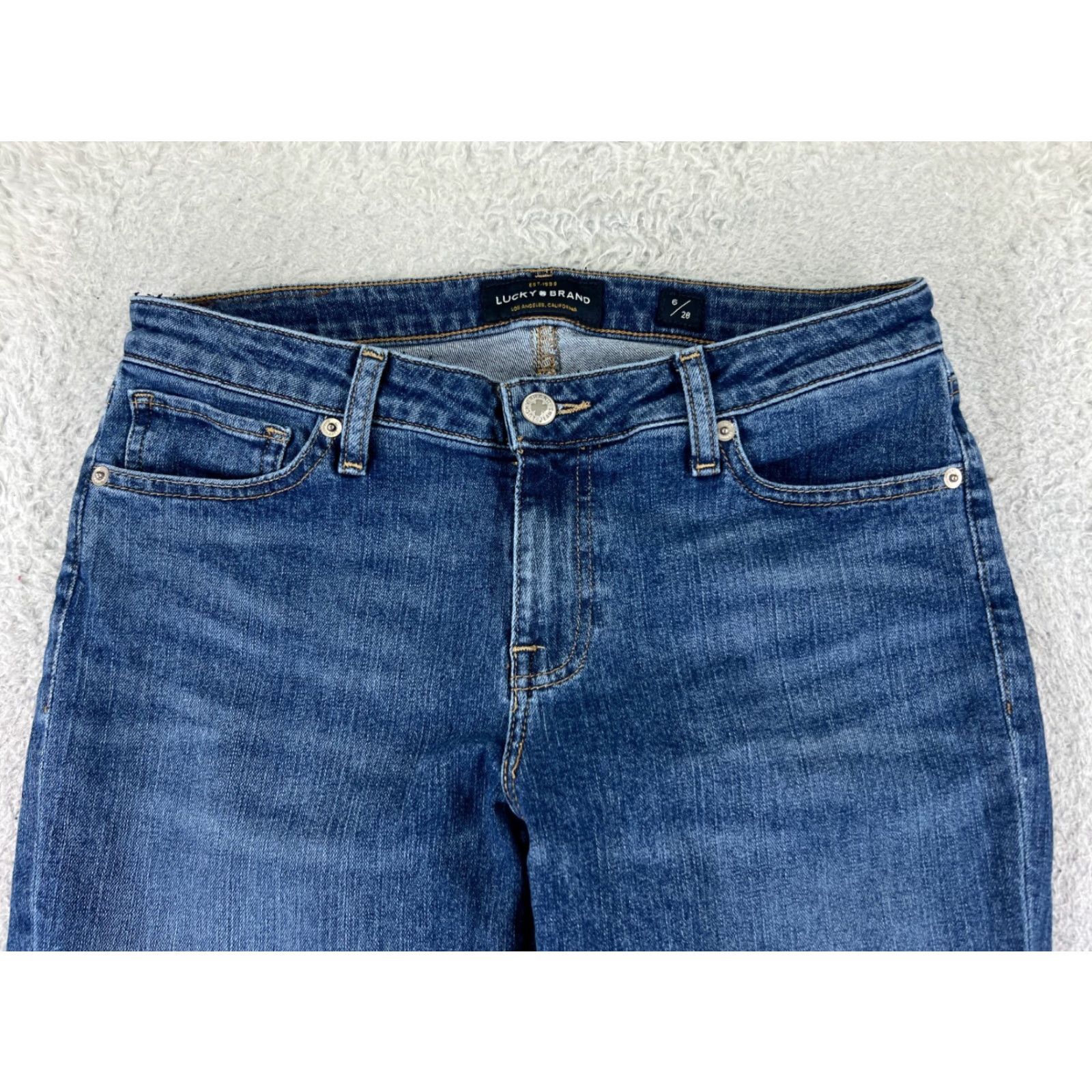 Lucky Brand Lucky Brand Jeans Women 2 Blue Denim Bridget Skinny Cotton Blend 25x27 Size 26" / US 2 / IT 38 - 4 Thumbnail