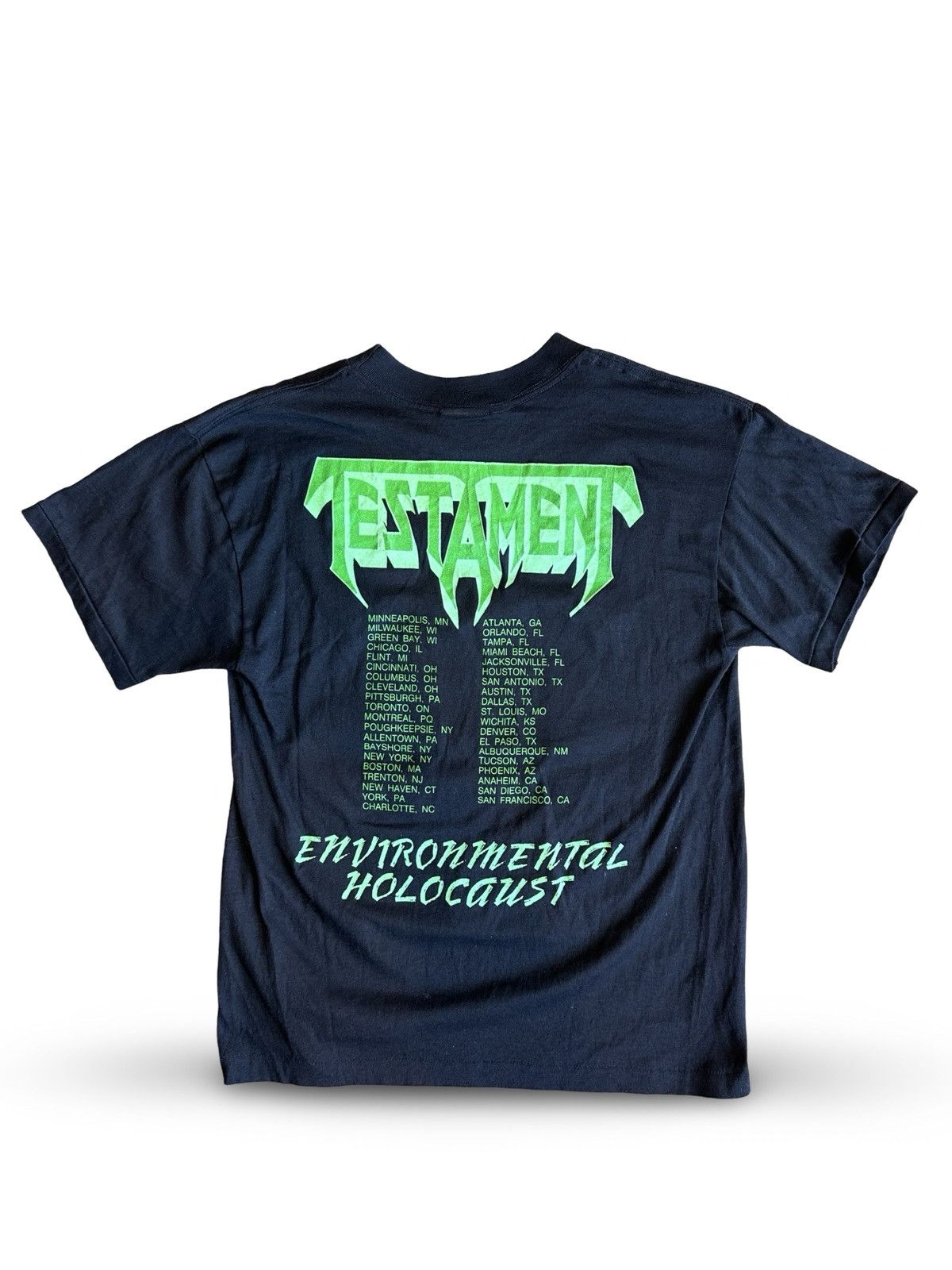 Band Tees × Vintage 1988 Testament "Criminal Minds Effect" tour tee Size US M / EU 48-50 / 2 - 3 Thumbnail