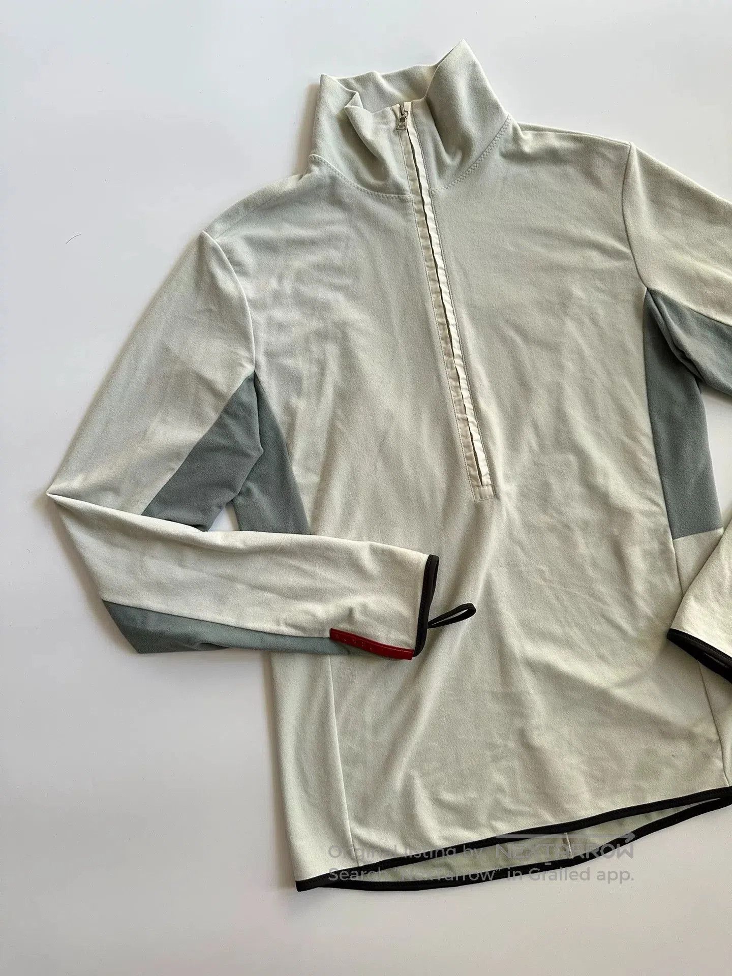 Prada PRADA Long Zip Polo Sweatshirt. Size US L / EU 52-54 / 3 - 1 Thumbnail