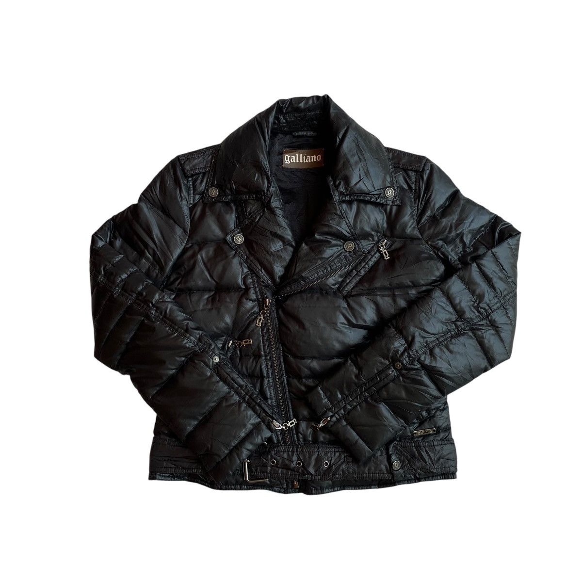 John Galliano Vintage Galliano puffer bikers jacket Size US S / EU 44-46 / 1 - 2 Thumbnail