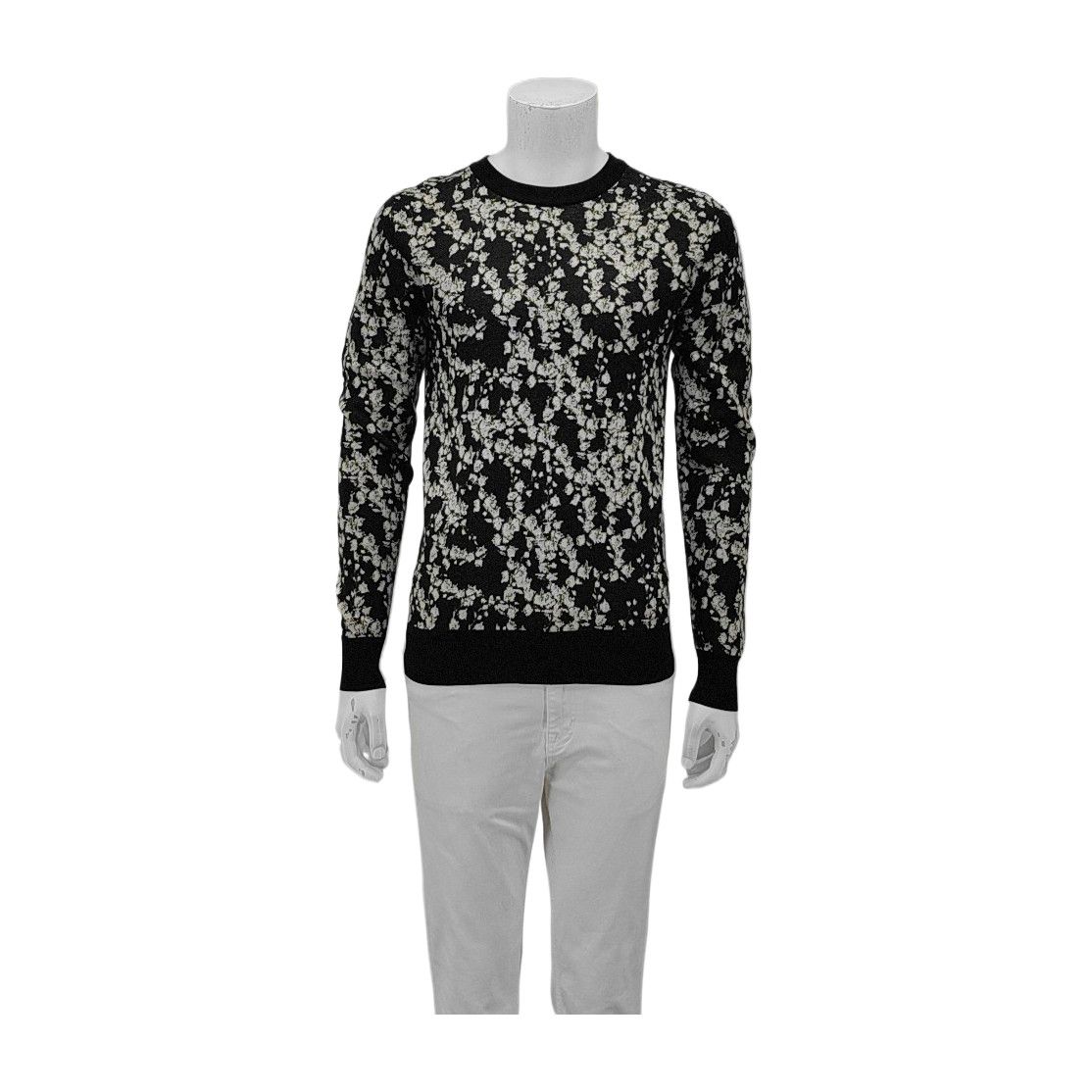 Dior Dior Homme Floral Pattern Wool Sweater Size M Size US M / EU 48-50 / 2 - 1 Thumbnail