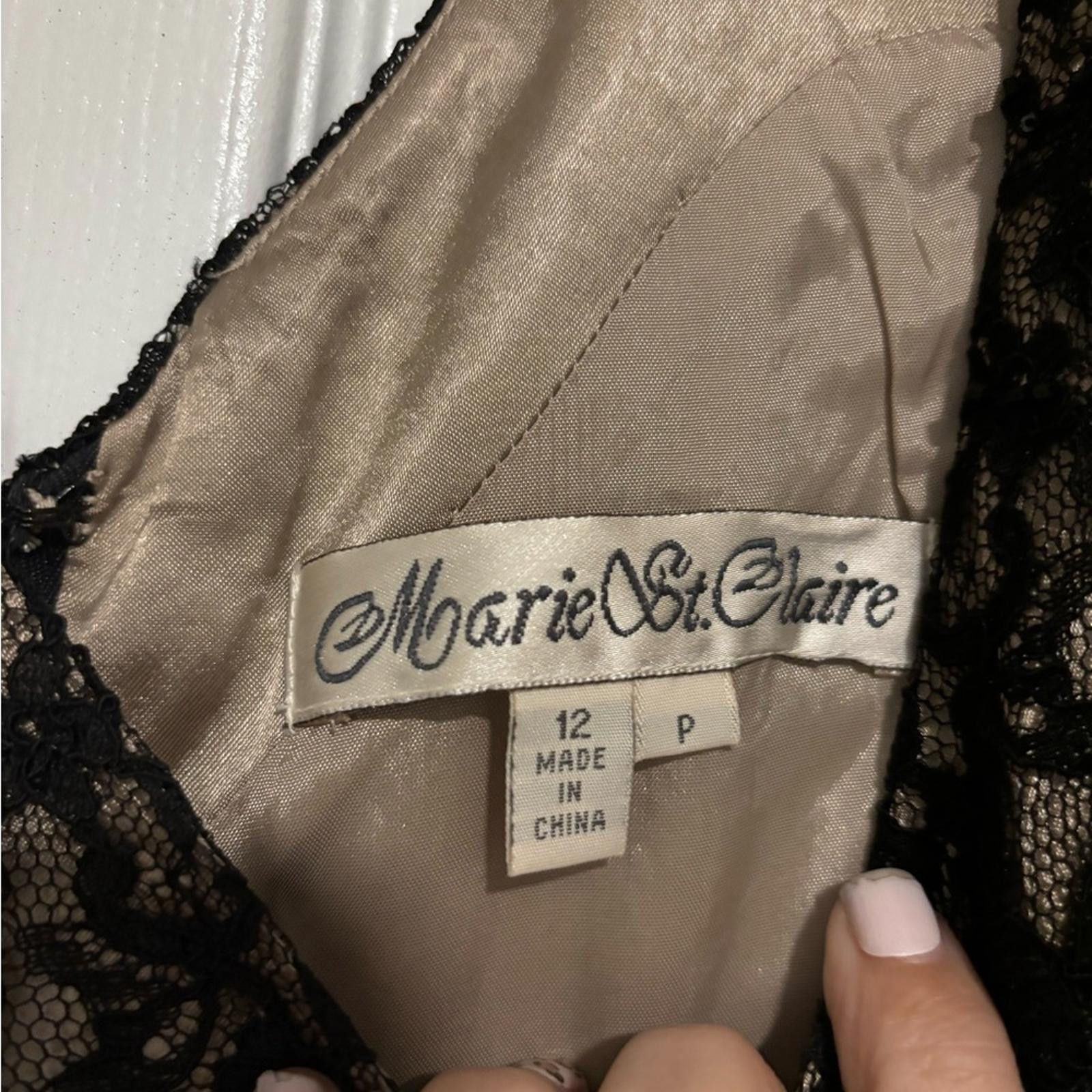 Other Elegant Black Lace Dress Size XL / US 12-14 / IT 48-50 - 4 Thumbnail