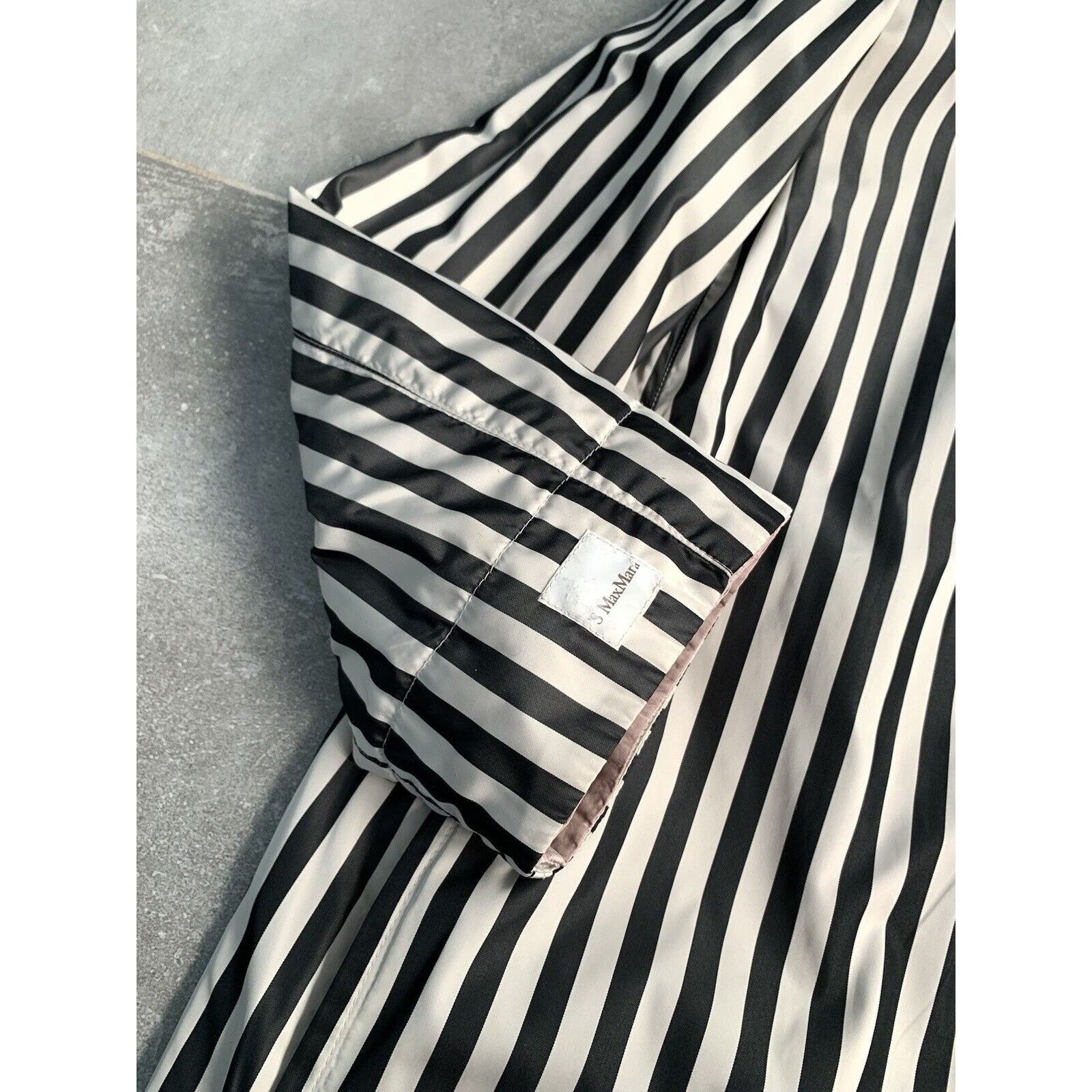 Max Mara Women REVERSIBLE MAX MARA SILK Trench Coat Jacket EU 40 US10 Size L / US 10 / IT 46 - 14 Thumbnail