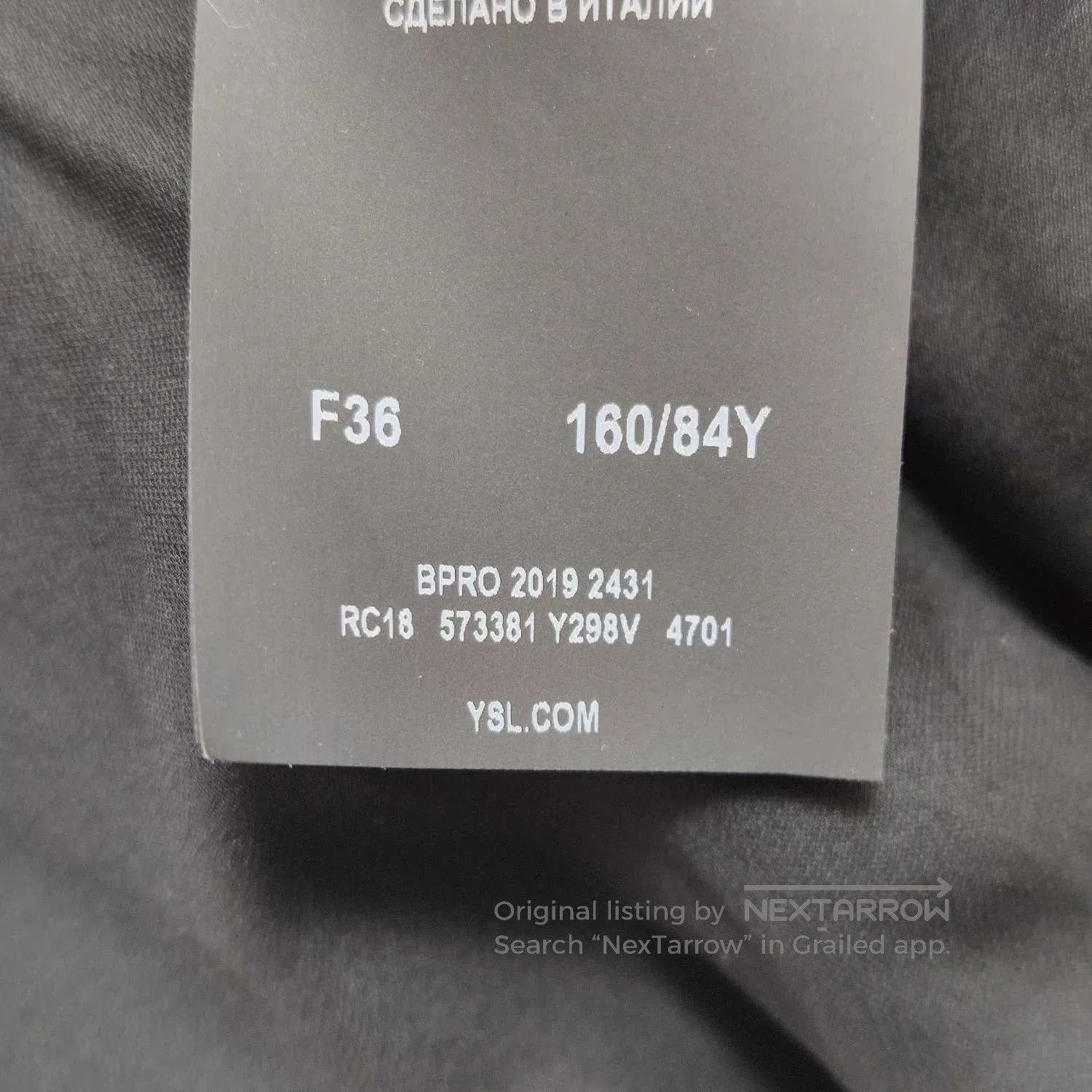 Saint Laurent Paris Saint Laurent Silk Blend Pleated Slip Dress. Size XS / US 0-2 / IT 36-38 - 4 Thumbnail