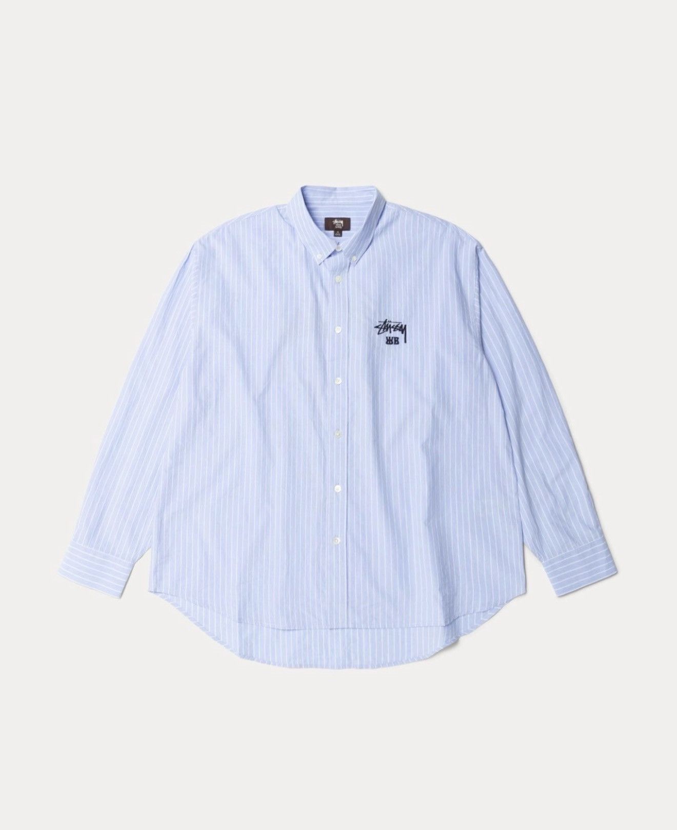 Stussy × Wales Bonner WALES BONNER x STUSSY Poplin Striped Button Up Shirt Size US M / EU 48-50 / 2 - 2 Thumbnail