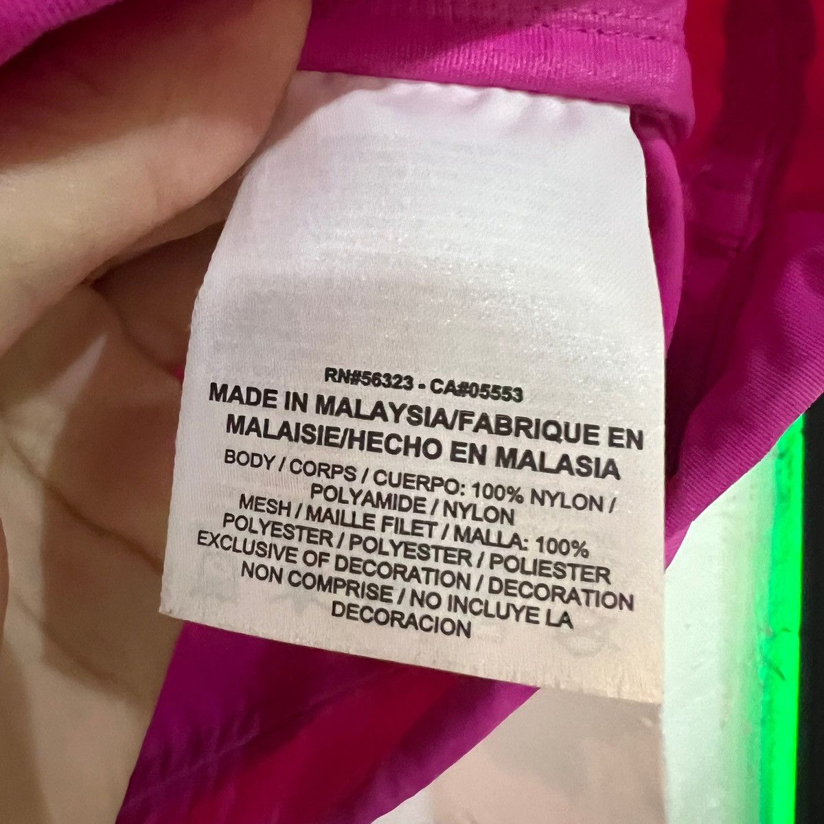Nike × Supreme Supreme x Nike Trail Running Jacket (FW17) - Size XXL - Pink Size US XXL / EU 58 / 5 - 8 Thumbnail