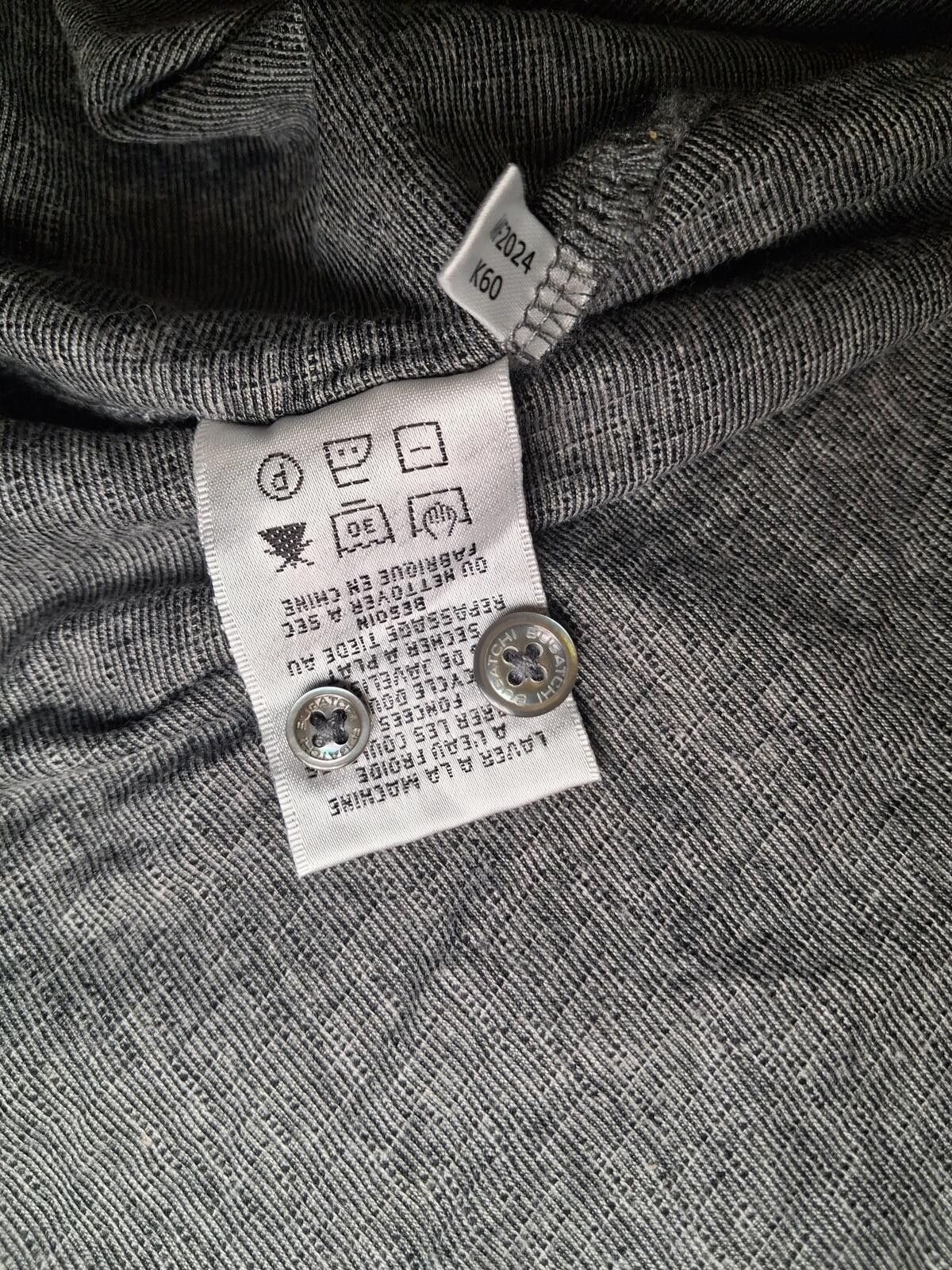 BUGATCHI Bugatchi Button Up Shirt Mens Large Gray Mercerized Cotton Size US L / EU 52-54 / 3 - 5 Thumbnail