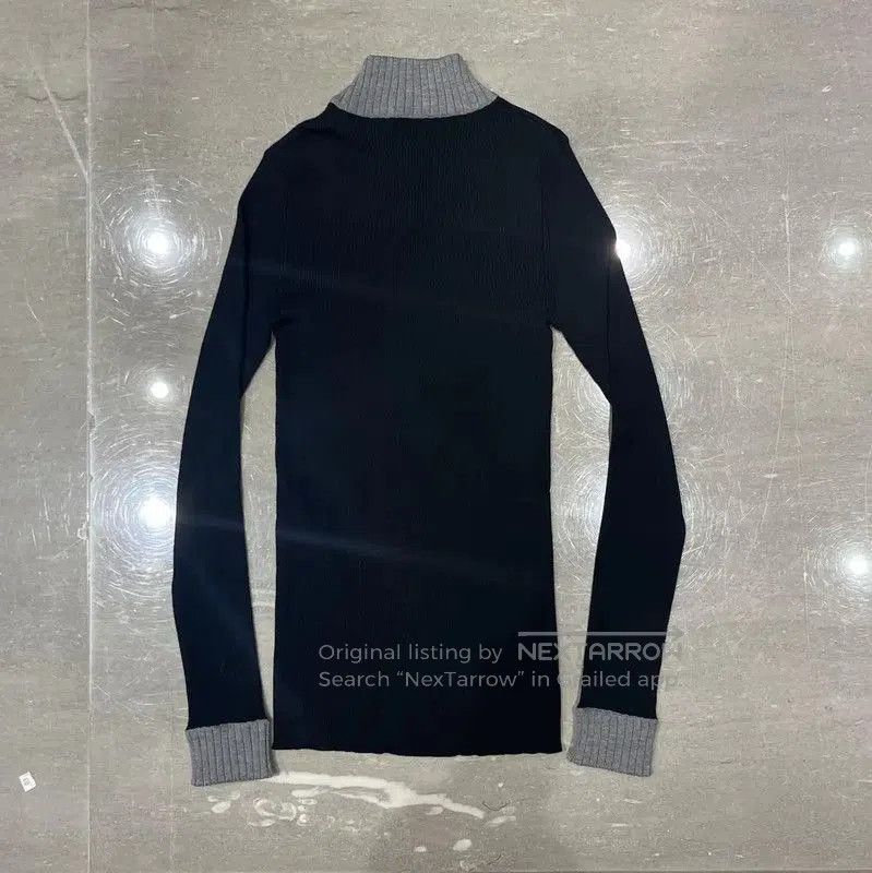 Loewe Loewe Black Wool Long Sleeve Knit Top . Size M / US 6-8 / IT 42-44 - 2 Thumbnail