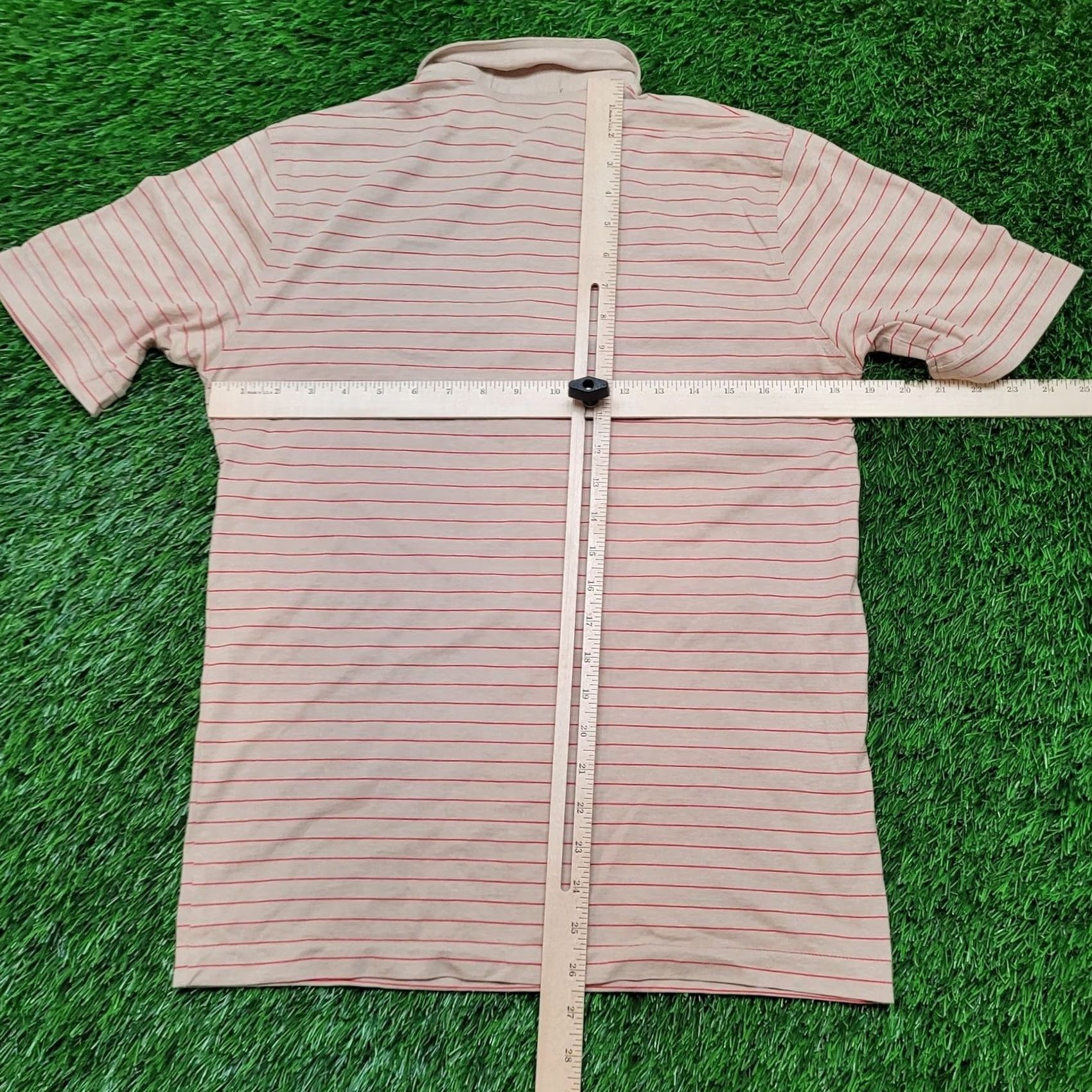 Vintage VTG Finalist Dagger Collar Knit Polo Mens XS Horizontal Stripe Shirt Size US XS / EU 42 / 0 - 7 Thumbnail