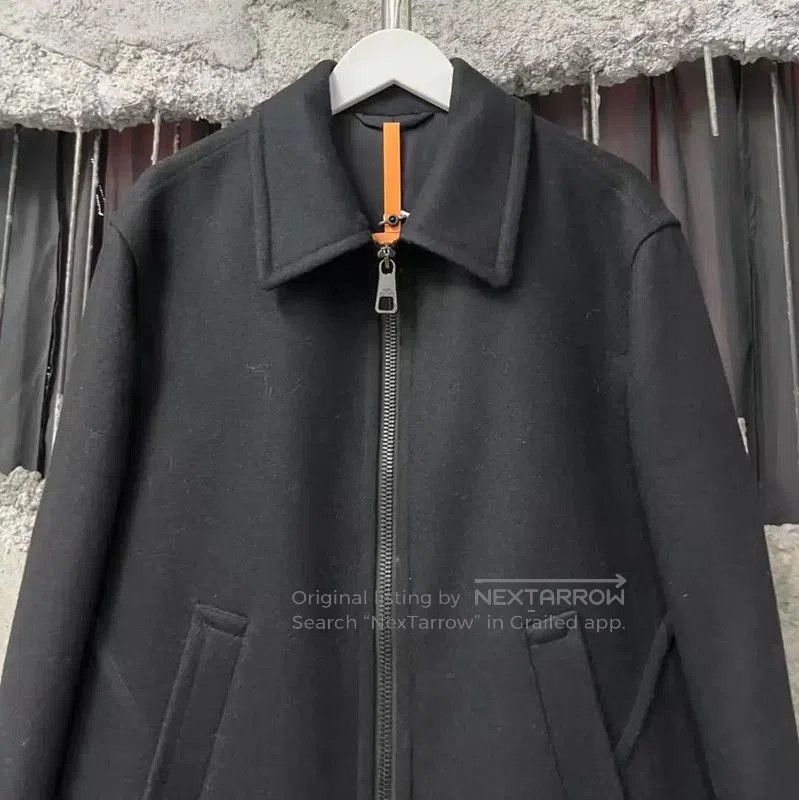 NeIL BarreTT Black Wool Men's Long Coat .
