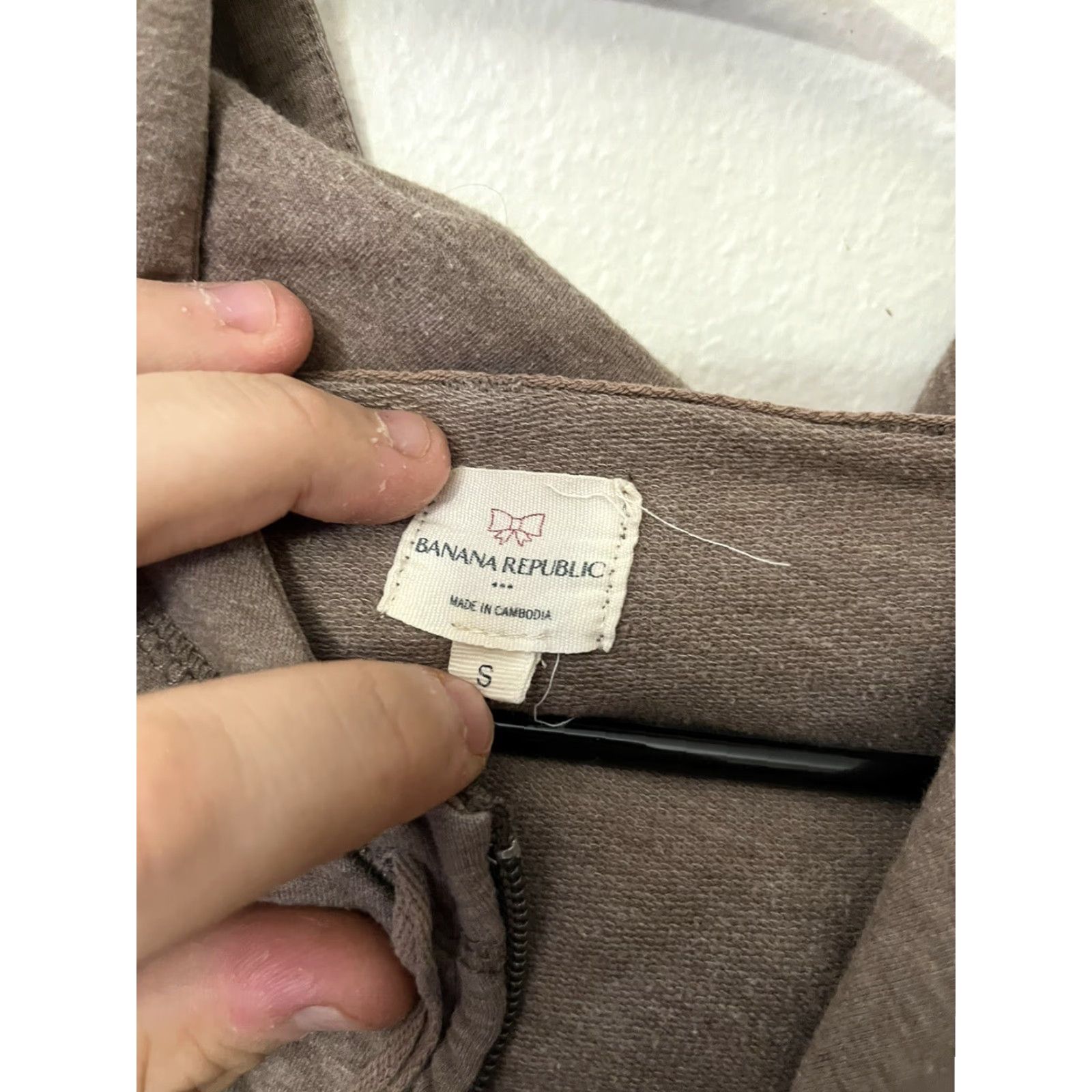 Banana Republic BANANA REPUBLIC Jacket Womens Small Brown Hooded Casual Hoodie Size S / US 4 / IT 40 - 2 Thumbnail
