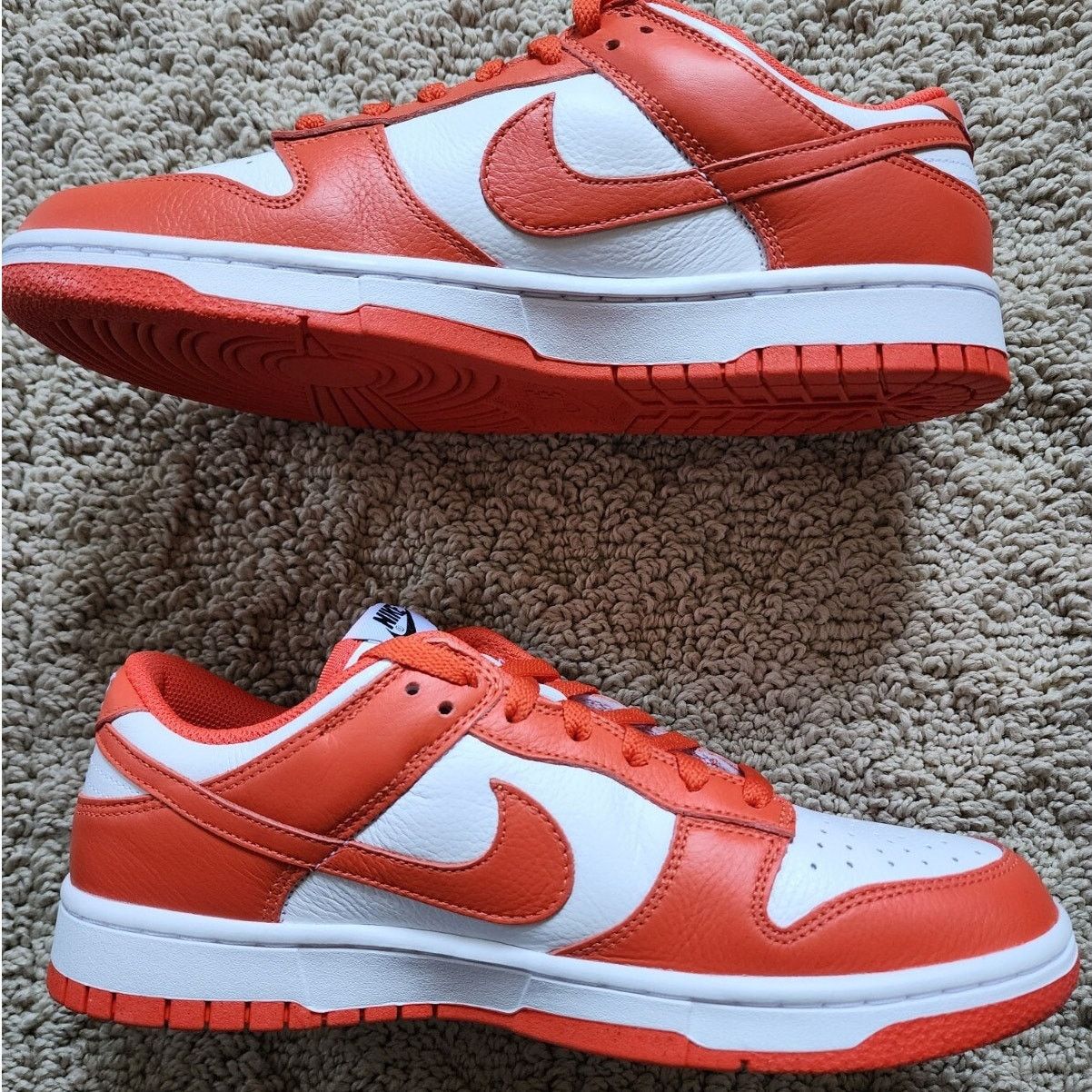Nike Nike By You Dunk Low Retro Orange White Brand New Sz 9 Size US 9 / EU 42 - 3 Thumbnail