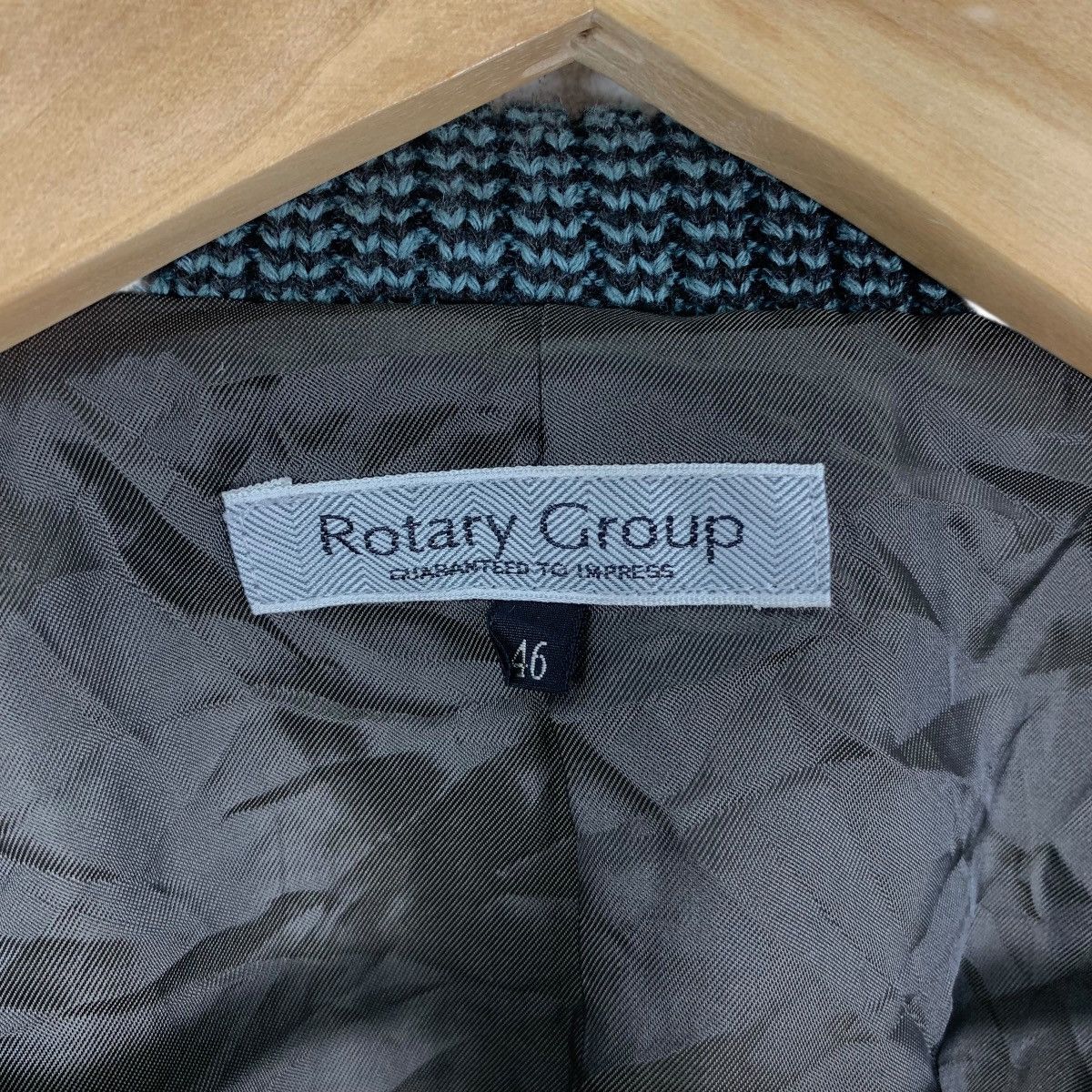 Vintage Vintage ROTARY GROUP Patchwork Boro Herringbone Jacket Heavy Size M / US 6-8 / IT 42-44 - 9 Thumbnail