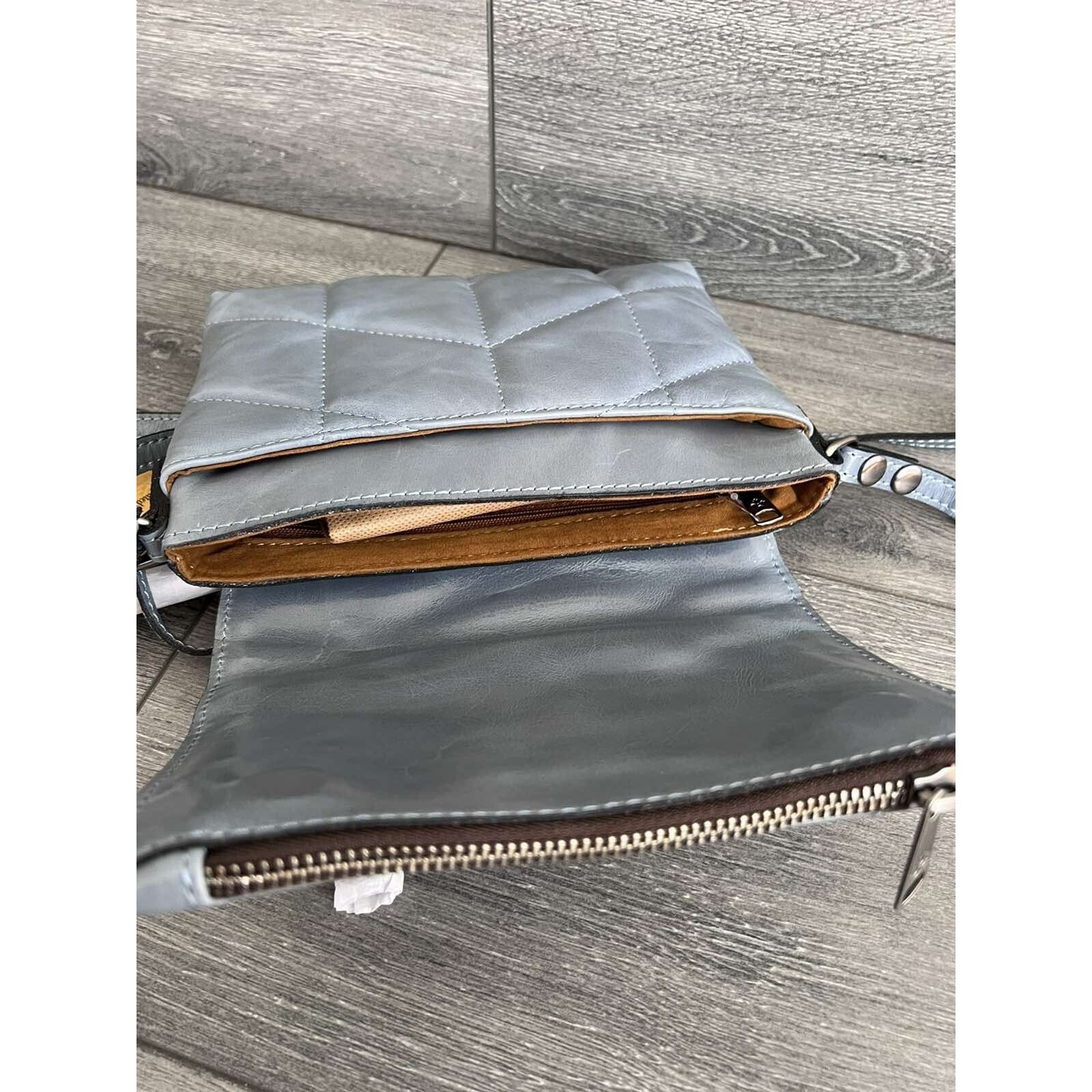 Patricia Nash Patricia Nash Quilted Waxed Leather Crossbody Bag A544330 Size ONE SIZE - 9 Thumbnail