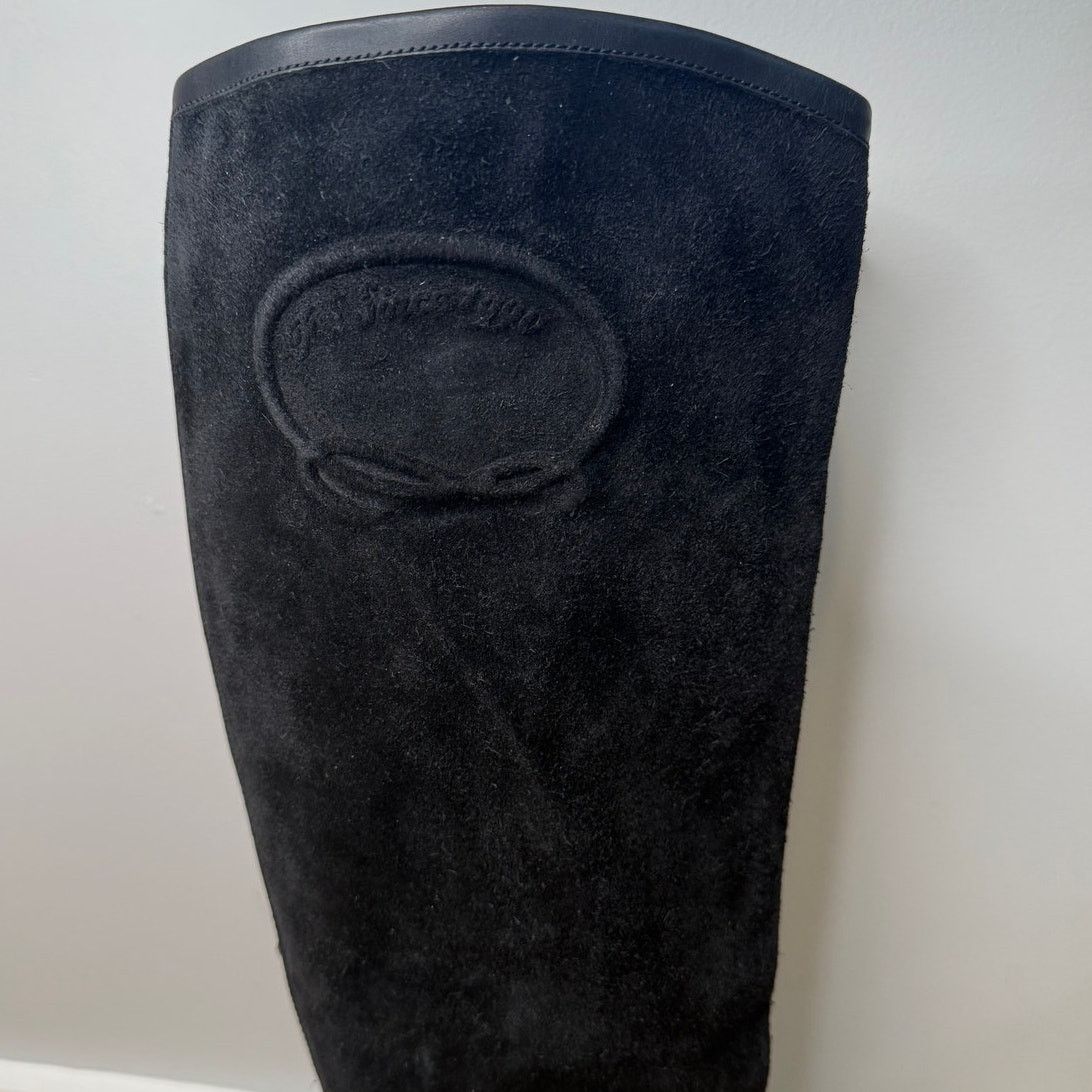 Franco Sarto NEW Franco Sarto Rivettall Suede Knee-High Riding Boots Size US 7 / IT 37 - 2 Thumbnail