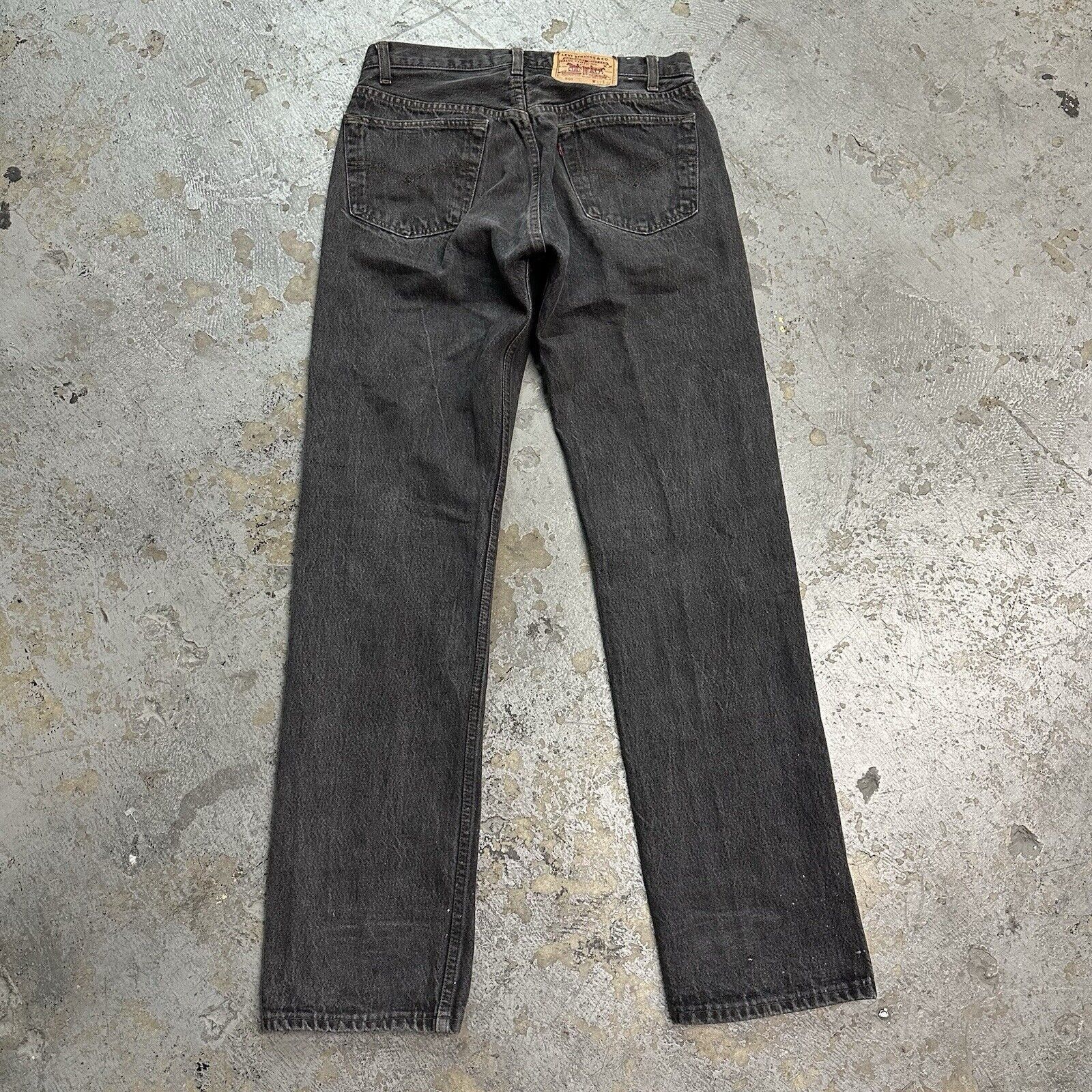 Levi's × Vintage Vintage 90s Levi’s 501 Faded Black Denim Jeans Size 33x34 Size US 33 - 5 Thumbnail