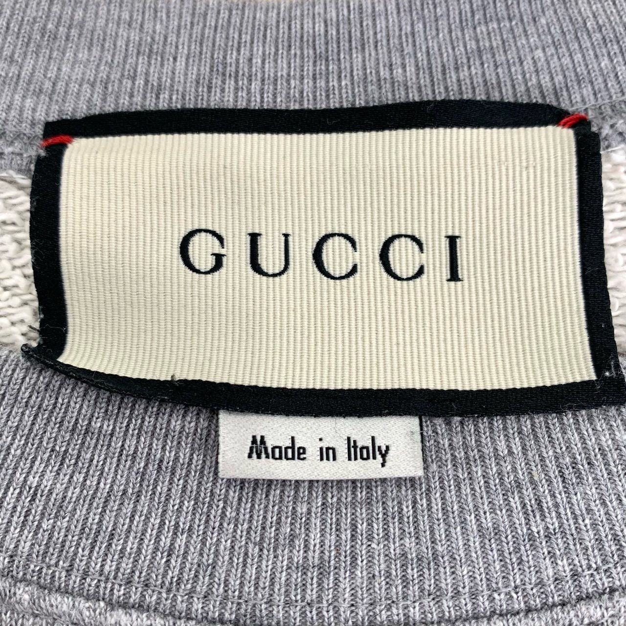 Gucci Gucci Logo Tiger Print Long-Sleeve Sweatshirt (Size L) Size L / US 10 / IT 46 - 2 Thumbnail