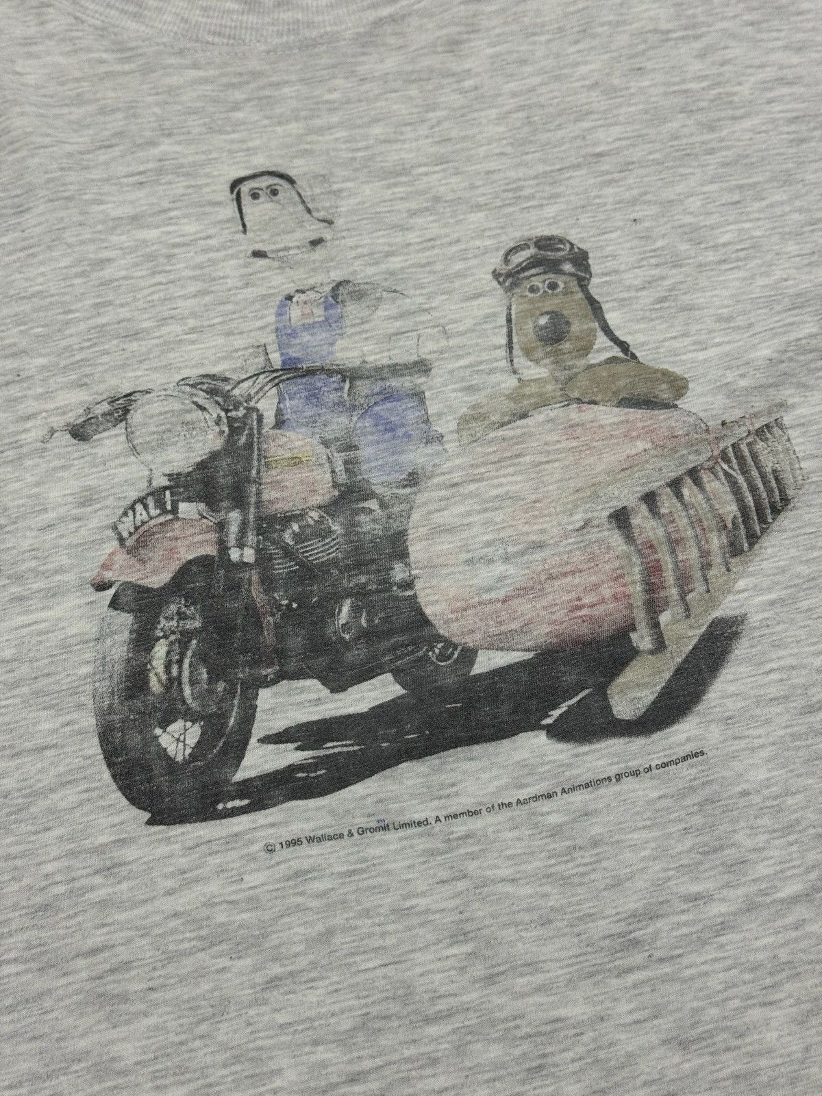 Vintage Vintage Wallace & Gromit T Shirt Tee 1995 Baggy Rare Size US XL / EU 56 / 4 - 5 Thumbnail