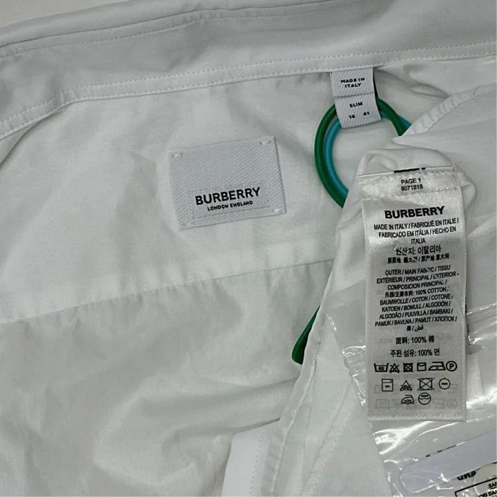 Burberry Burberry Burberry SS23 Slim Fit Long Sleeve Shirt-2507 Size US M / EU 48-50 / 2 - 4 Thumbnail