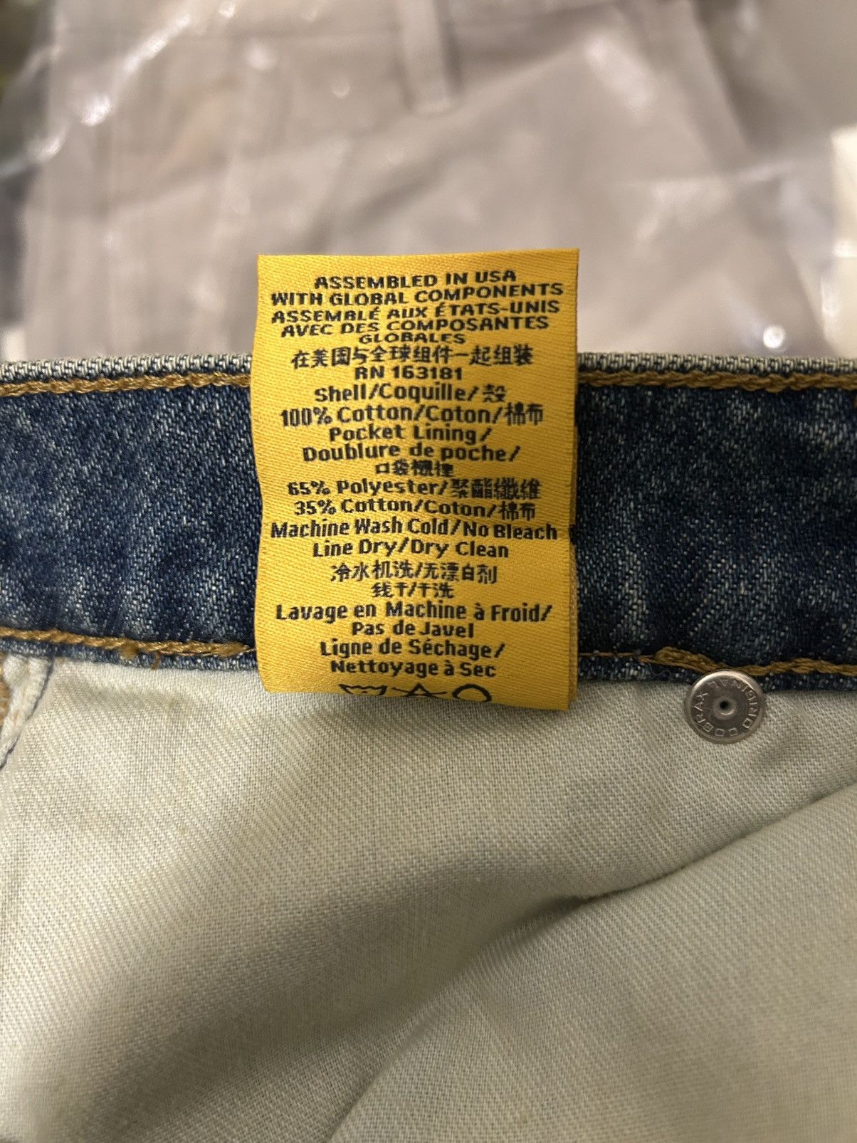 Rhude Rhude 90s indigo denim Size US 33 - 8 Thumbnail