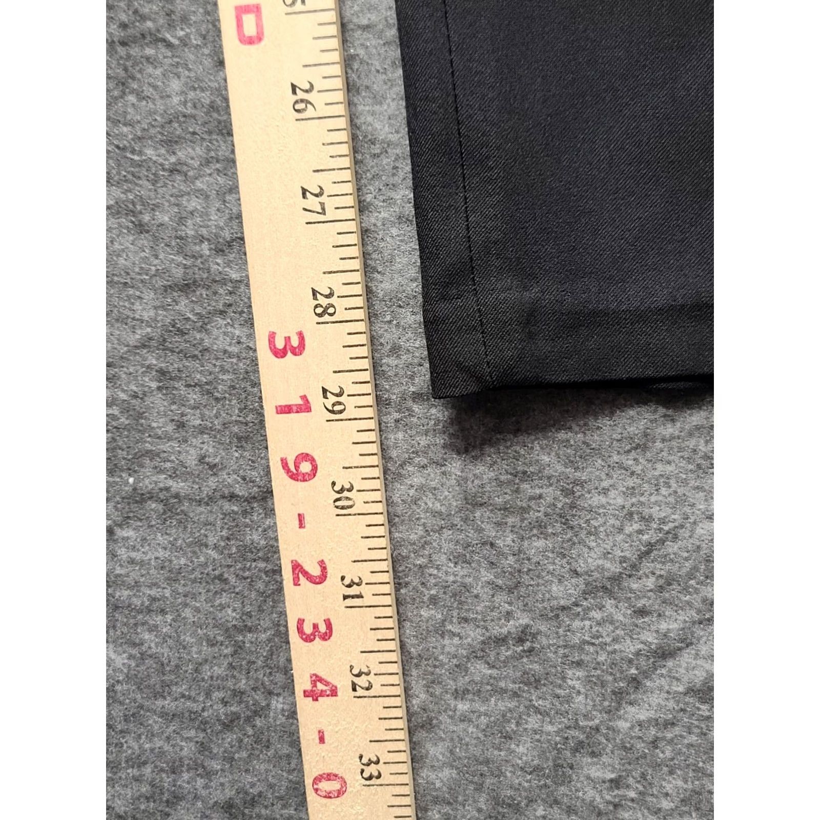 Haggar Haggar Smart Fiber Dress Pant Mens 36x29 Classic Fit Straight Leg Repreve Casual Dress Pants Men Black 36 29 Slim Size US 36 / EU 52 - 6 Thumbnail