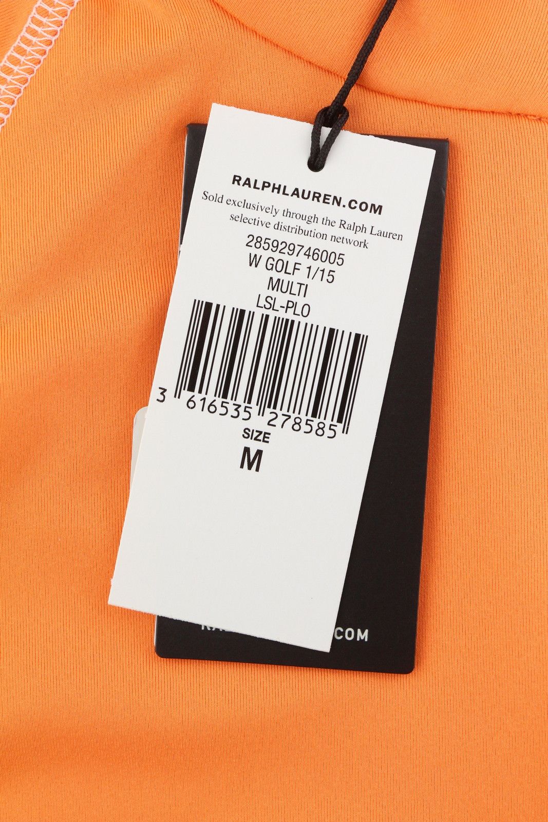 RLX Ralph Lauren GOLF M Orange Zip Sweatshirt 84690 Size M / US 6-8 / IT 42-44 - 6 Thumbnail