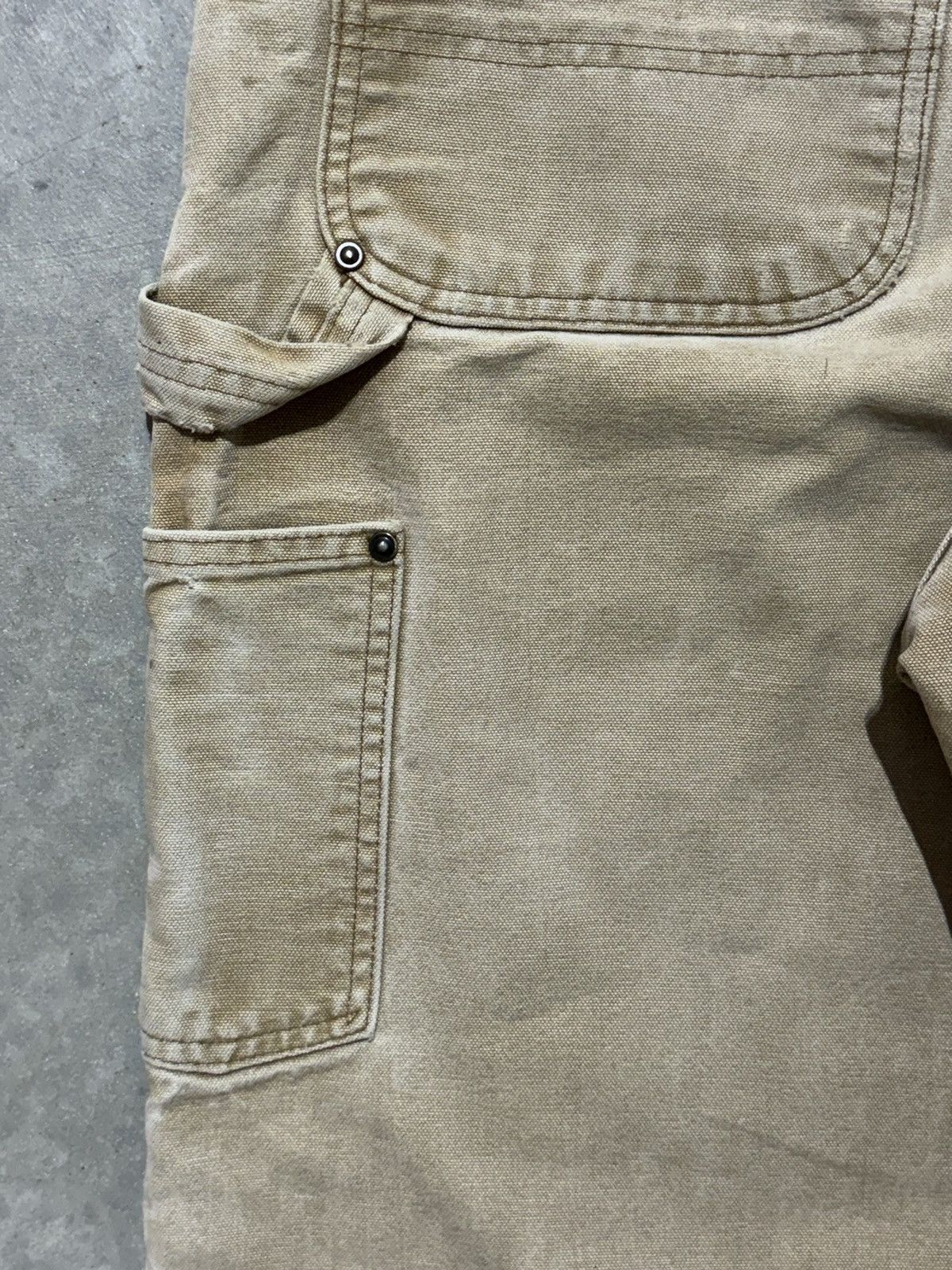 Carhartt × Vintage Carhartt Double Knee Carpenter Jeans 35X32 Size US 35 - 4 Thumbnail