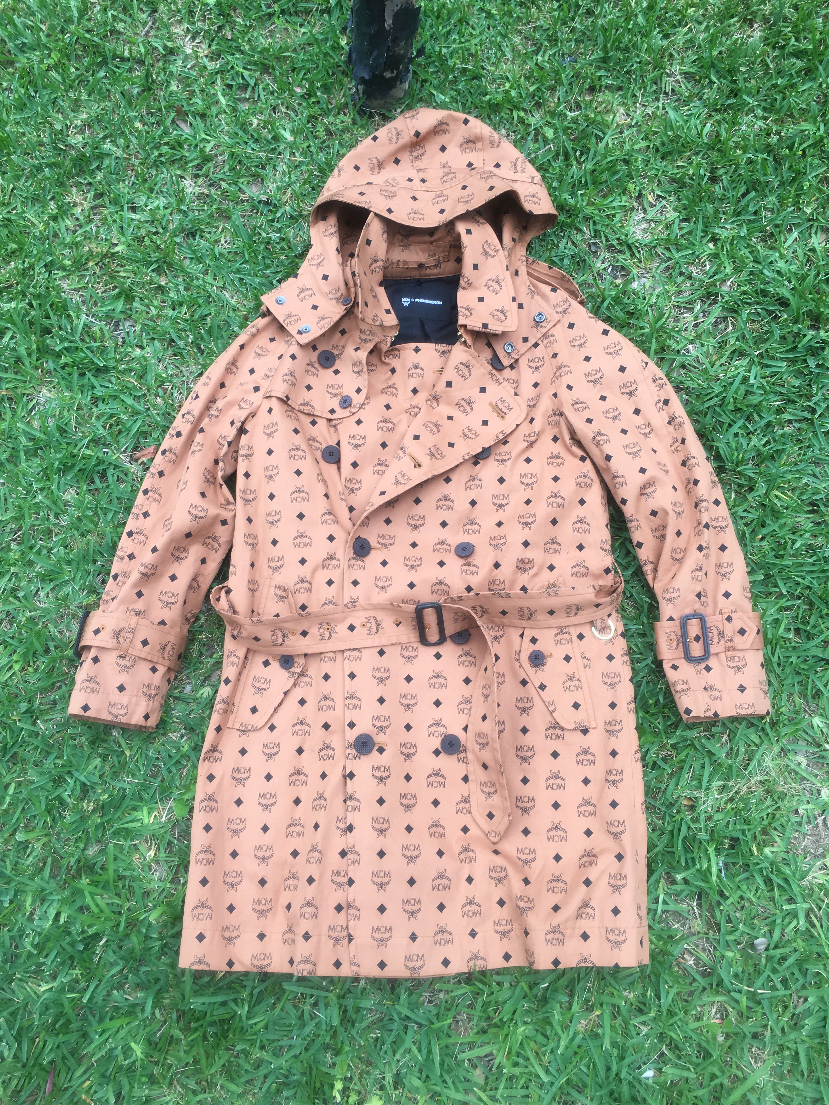 MCM MCM x Phenomenon sz M Cognac Trench Coat Size US M / EU 48-50 / 2 - 9 Thumbnail