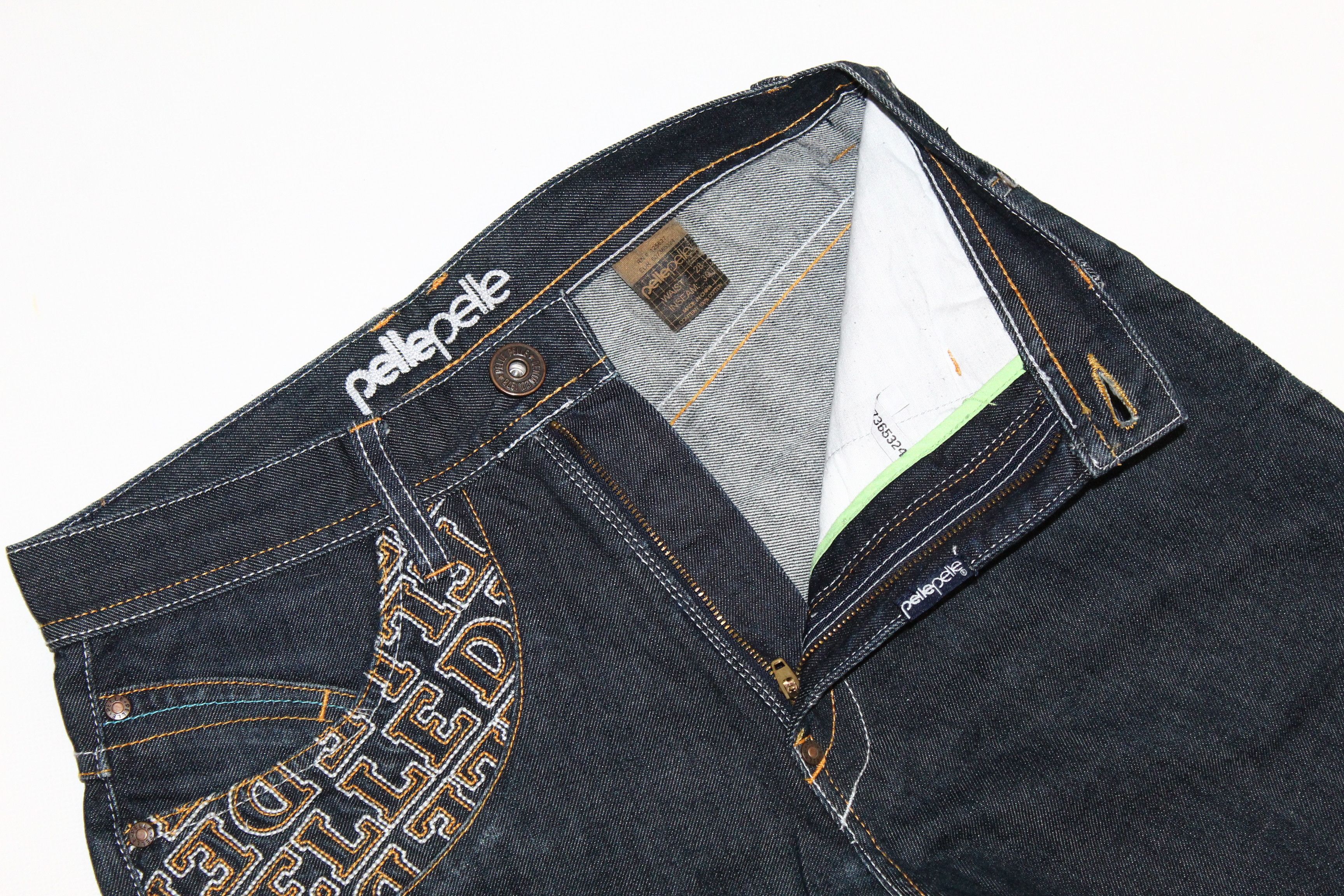 Pelle Pelle 🔥VTG 90s Pelle Pelle Straight-leg Raw Denim Baggy Rap Jeans Size US 30 / EU 46 - 5 Thumbnail
