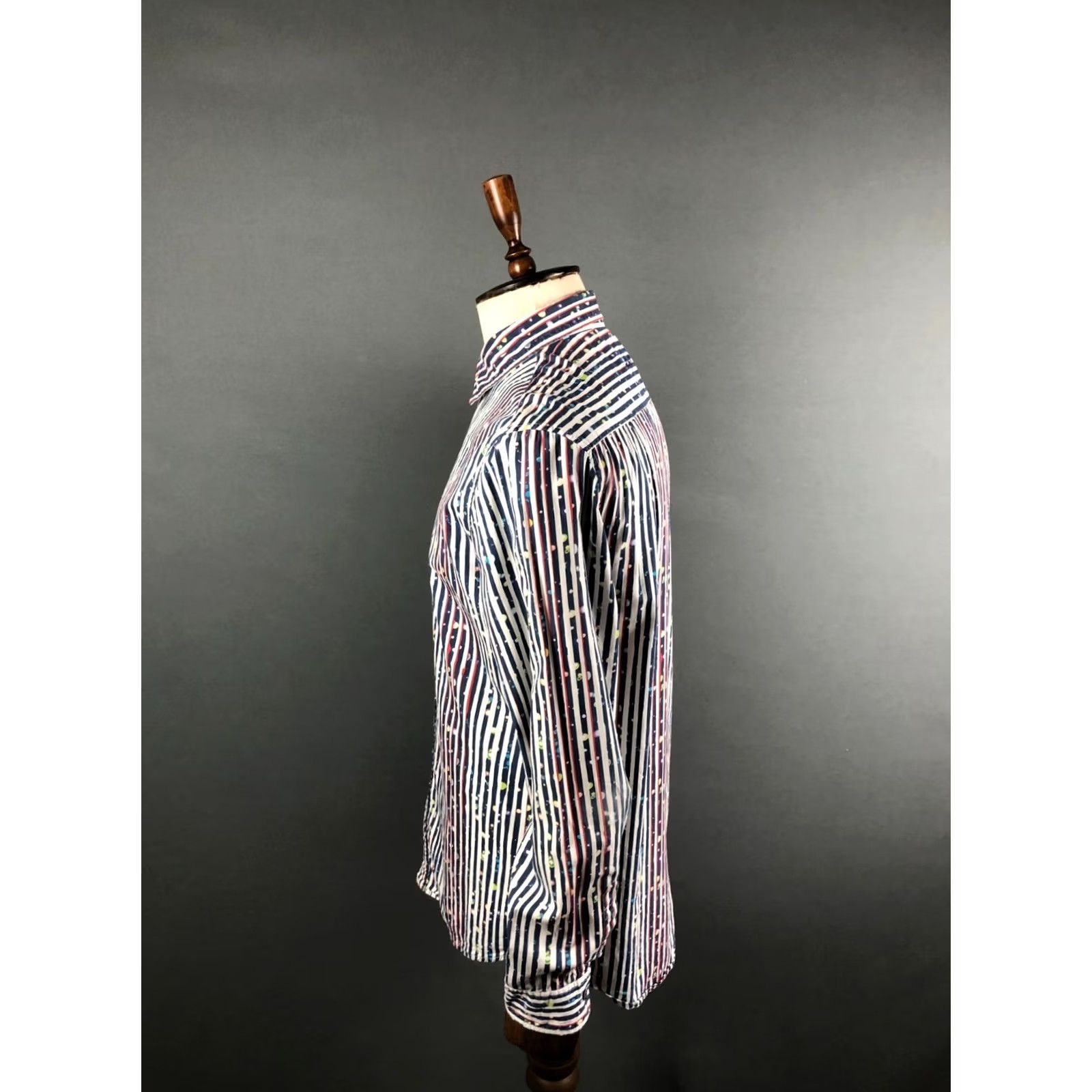 Desigual Desigual Mens Shirt Multicolor Cotton Striped Long Sleeve Button-Up Casual Adult L Size US L / EU 52-54 / 3 - 2 Thumbnail