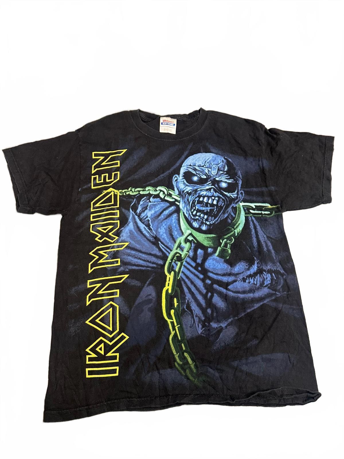 Hanes Vintage Iron Maiden Heavyweight T-Shirt – Edgy Graphics Size US M / EU 48-50 / 2 - 1 Thumbnail