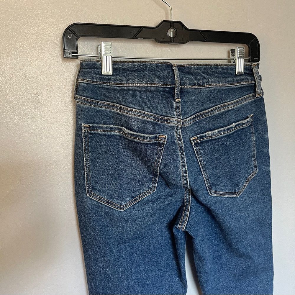 Old Navy Old Navy High Rise Rockstar Super Skinny Jeans Blue XS 2 Size 23" - 5 Thumbnail